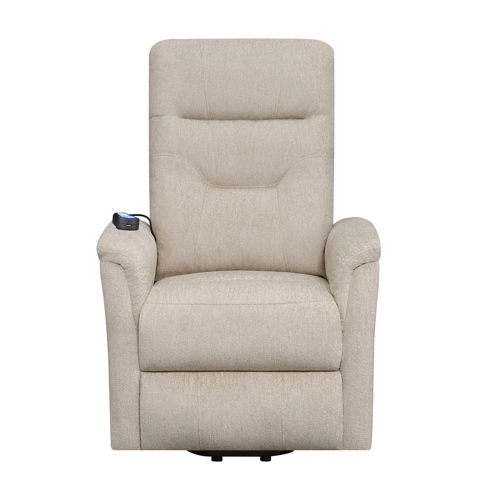 Henrietta Power Lift Recliner with Storage Pocket Beige 609405P
