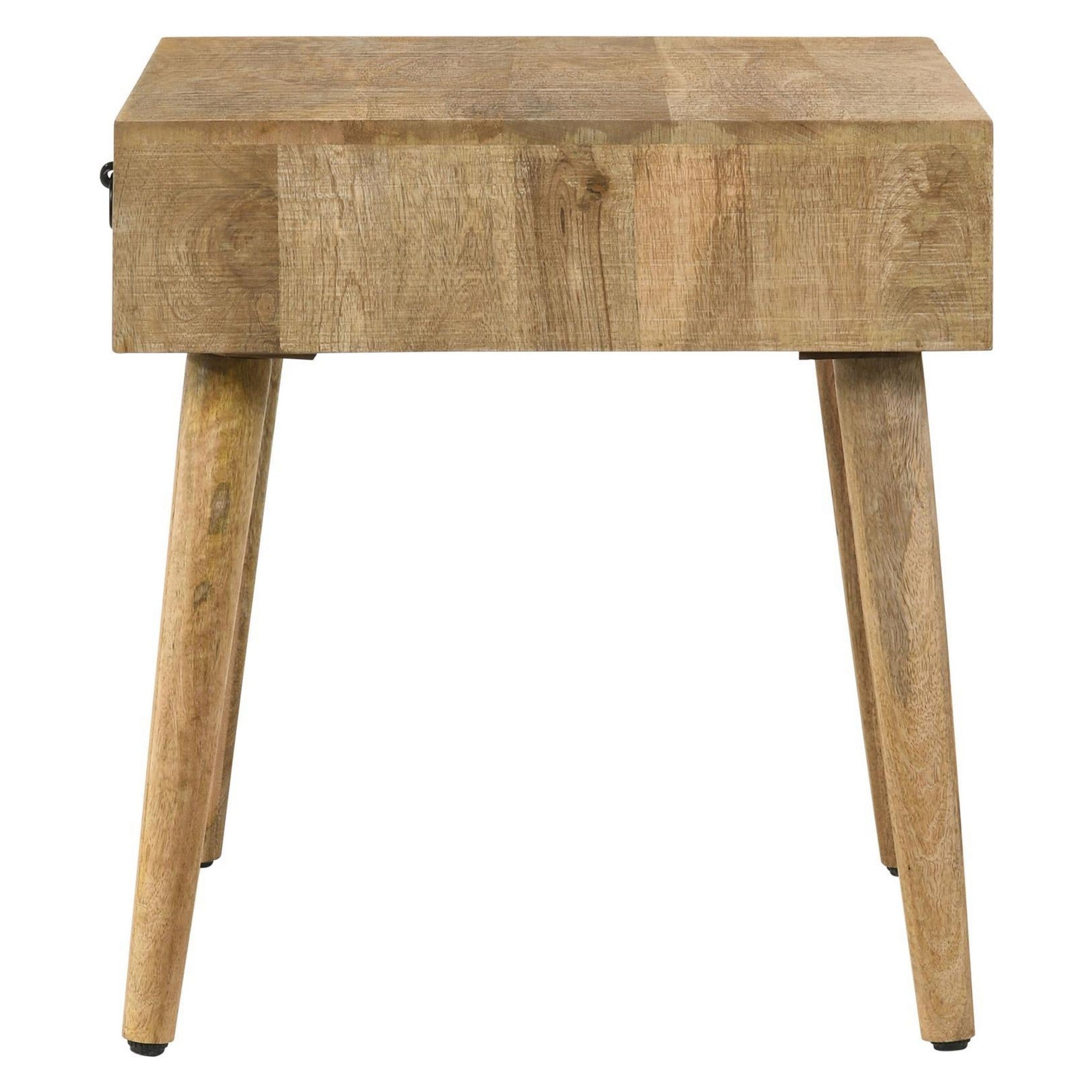 Zabel Square 1-drawer End Table Natural 724257