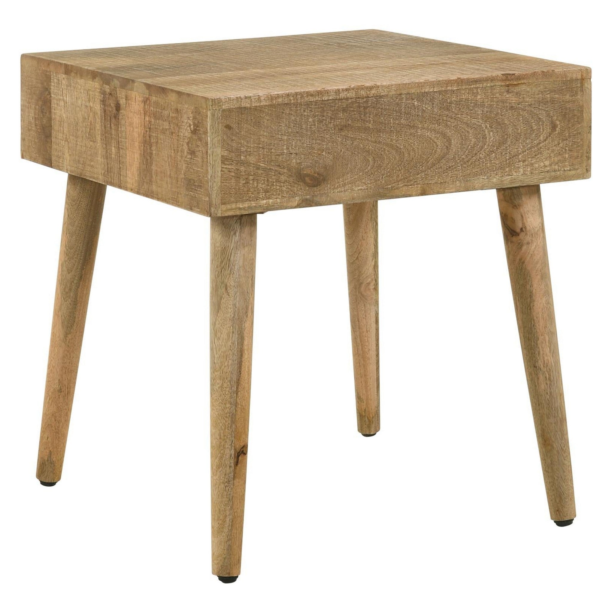 Zabel Square 1-drawer End Table Natural 724257