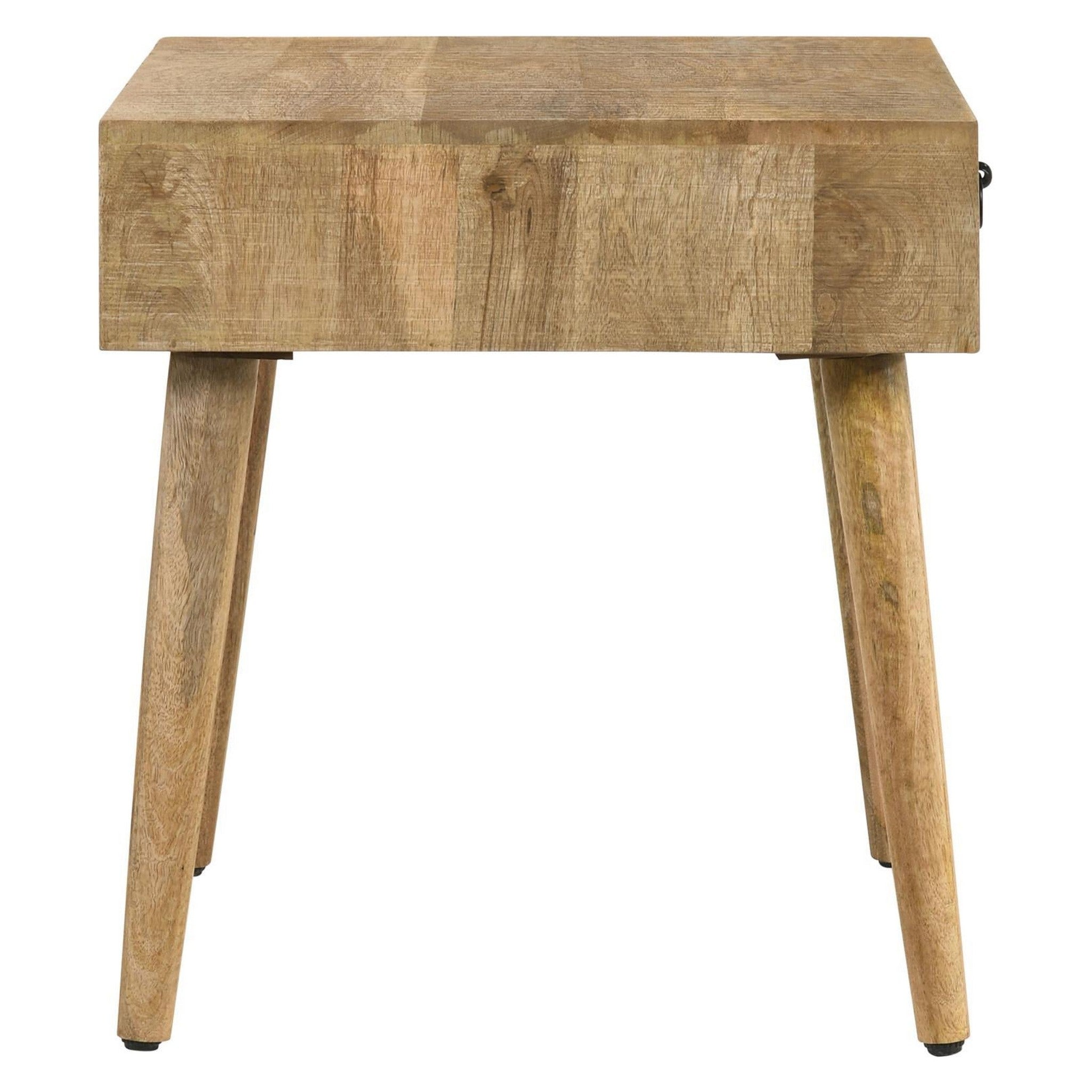 Zabel Square 1-drawer End Table Natural 724257