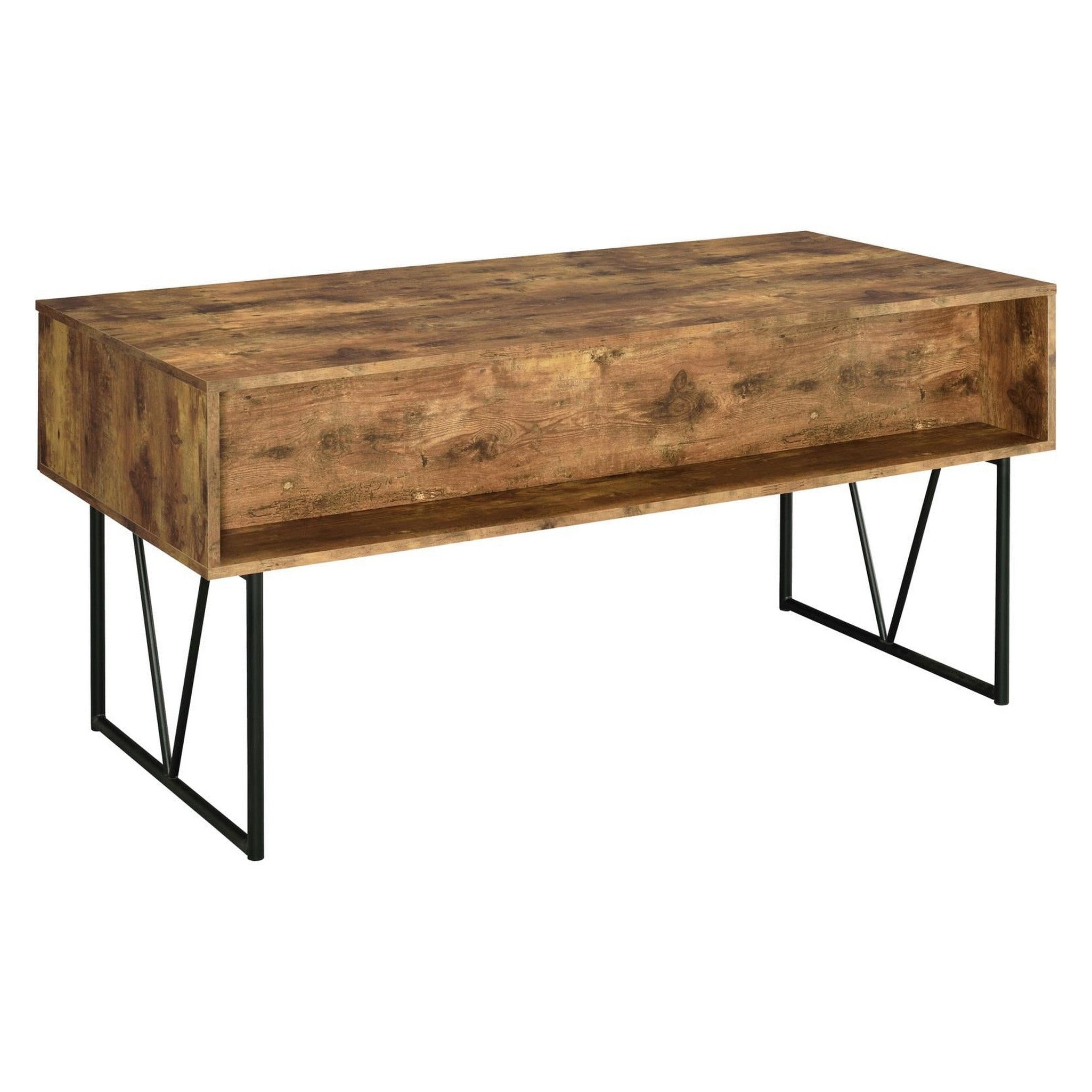 Analiese 4-drawer Writing Desk Antique Nutmeg 800999