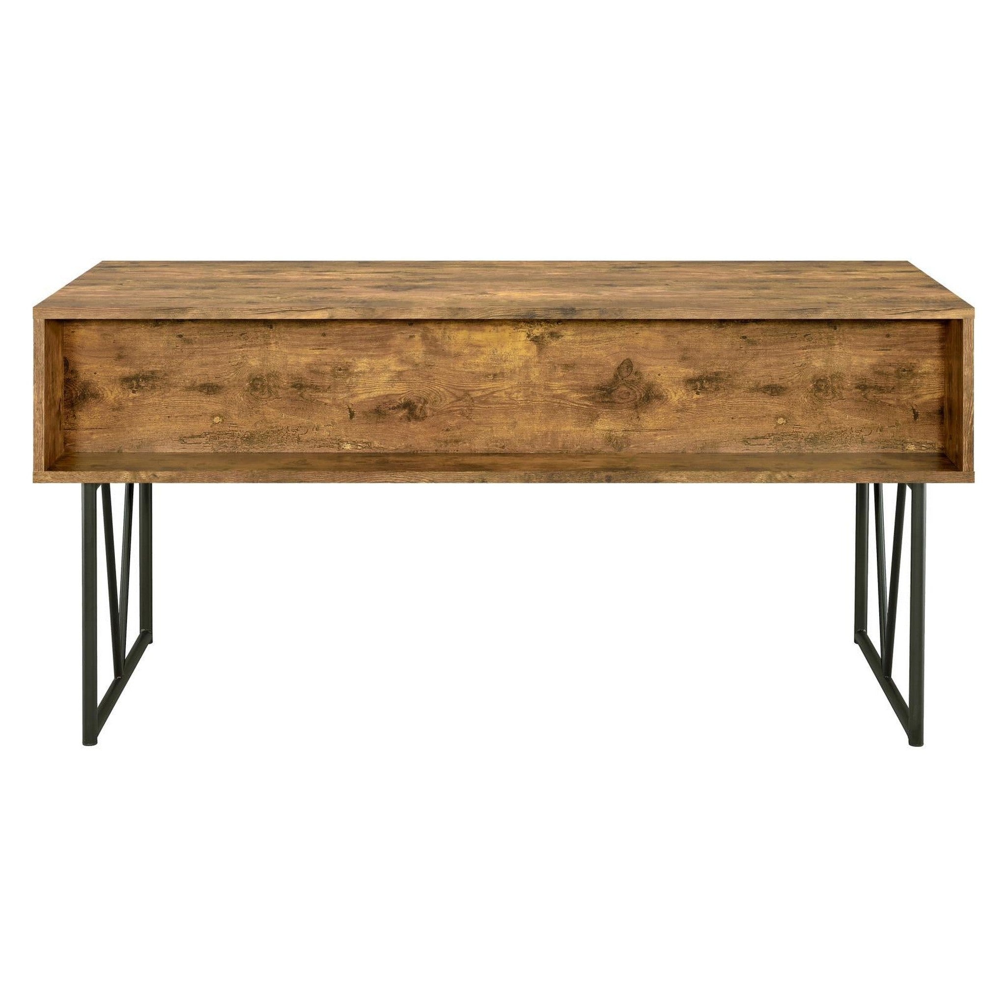 Analiese 4-drawer Writing Desk Antique Nutmeg 800999