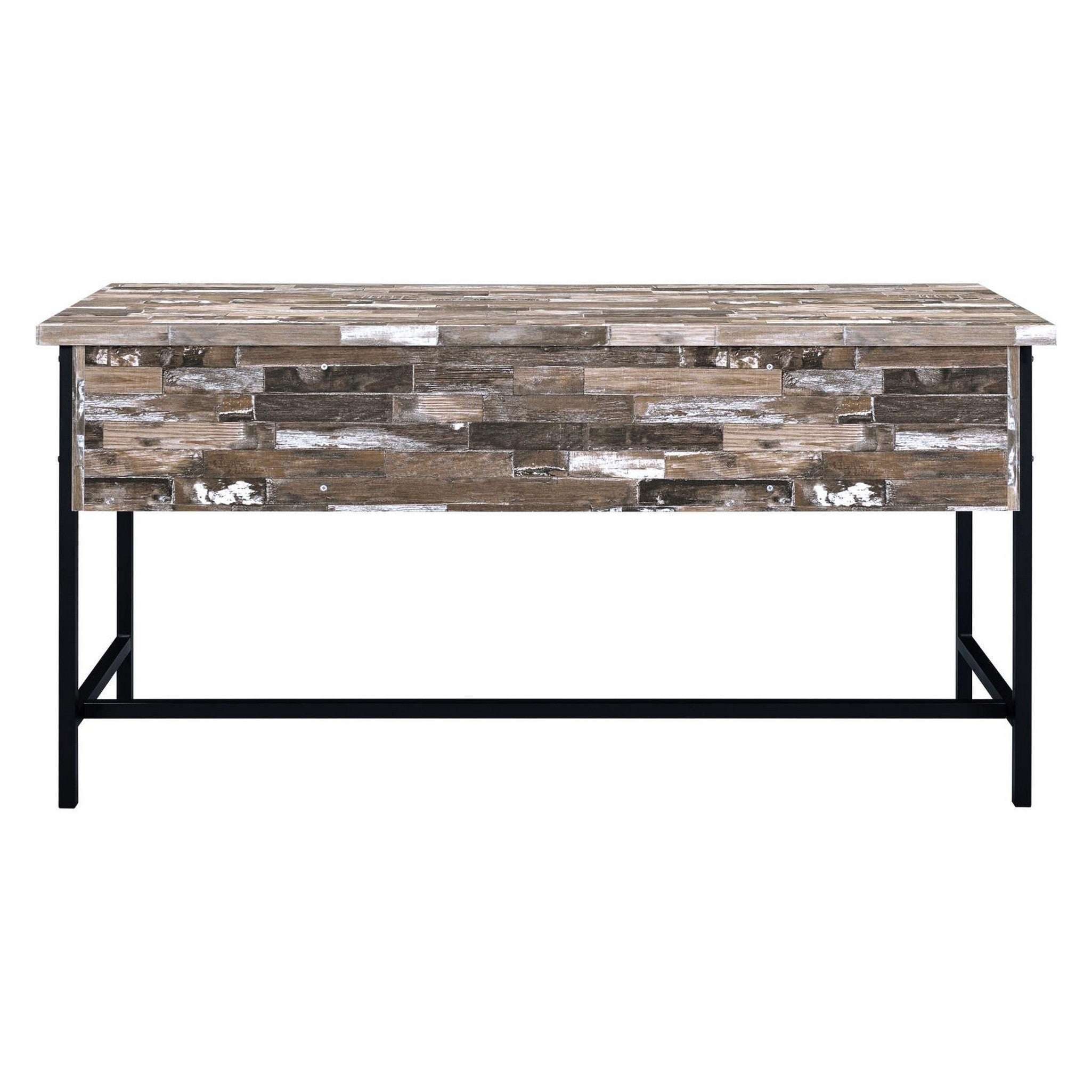 Kemper 4-drawer Writing Desk Salvaged Cabin 801235