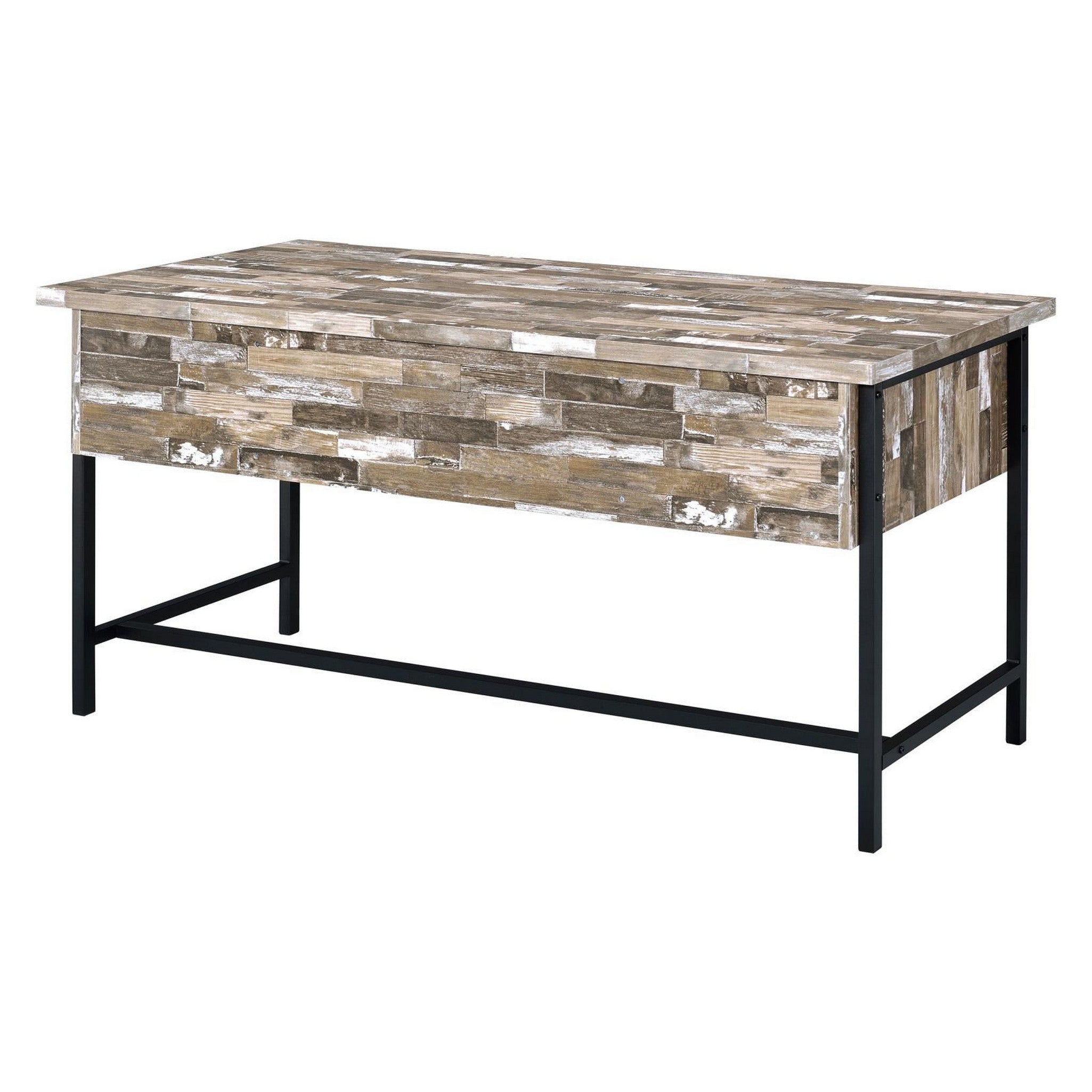 Kemper 4-drawer Writing Desk Salvaged Cabin 801235
