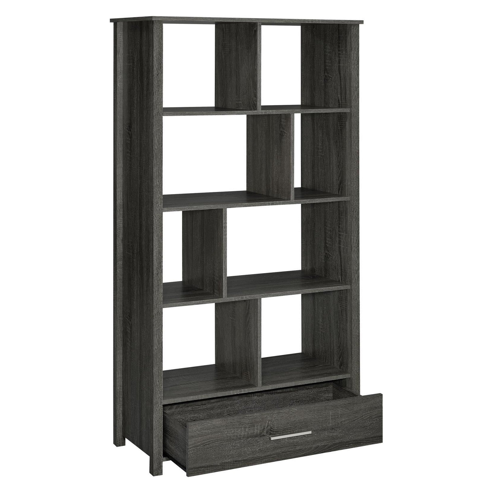 Dylan Rectangular 8-shelf Bookcase 801577