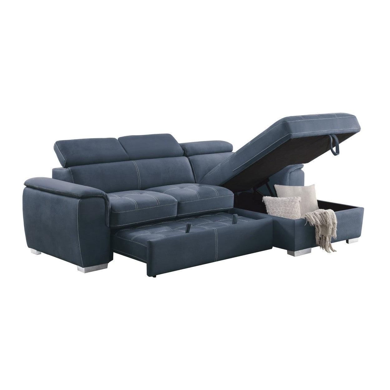 2PC SET: SECTIONAL 8228BU*