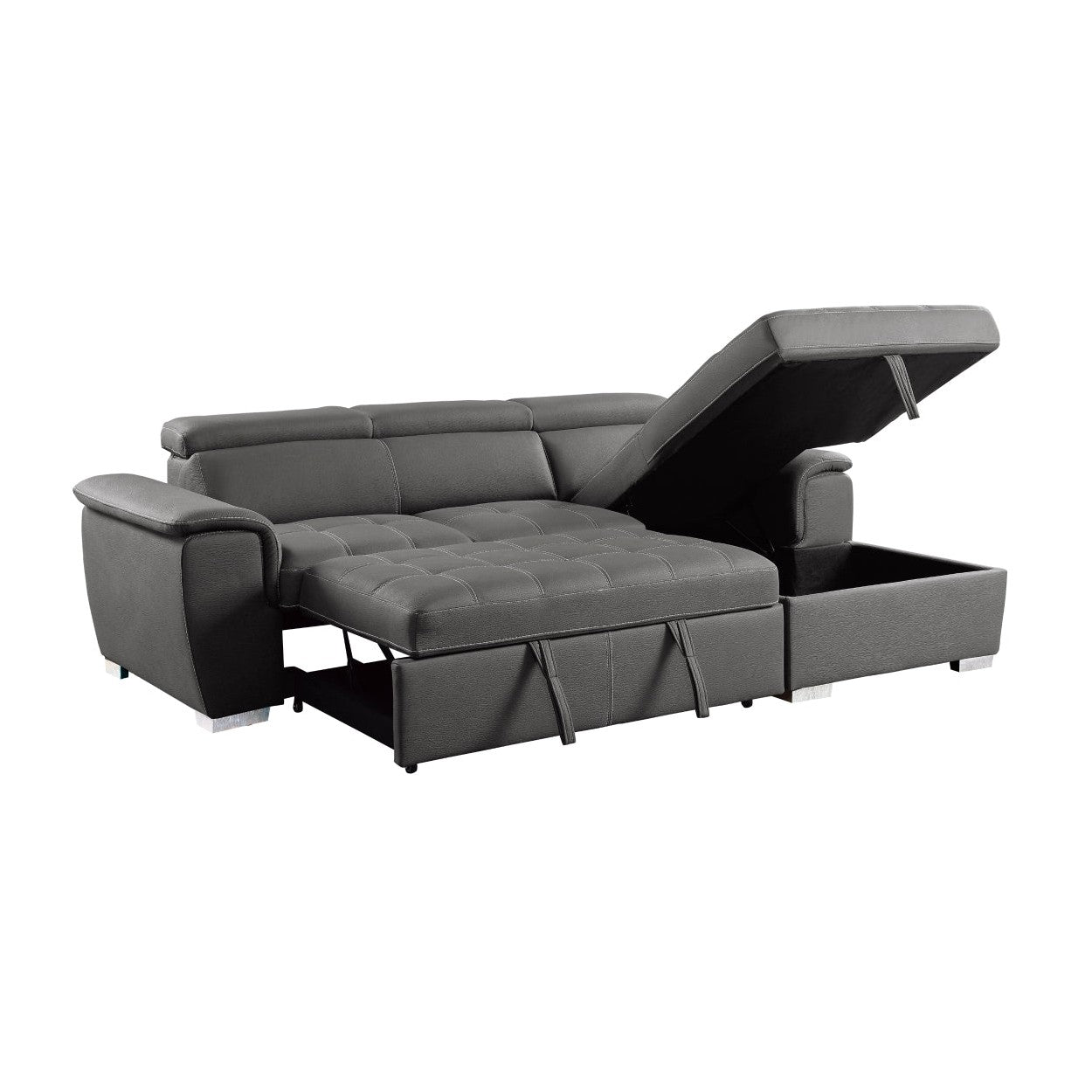 2PC SET: SECTIONAL 8228GY*
