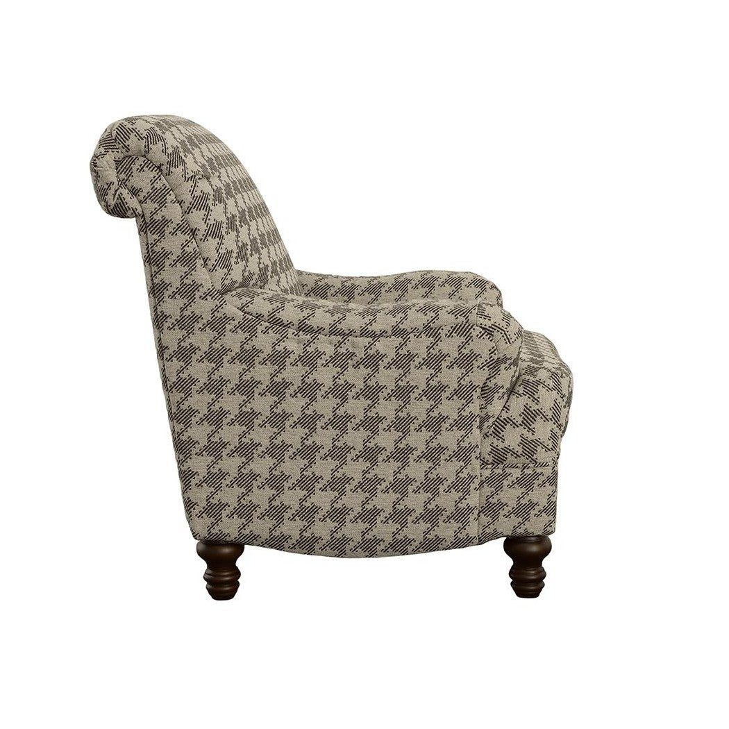 Glenn Upholstered Accent Chair Grey 903096