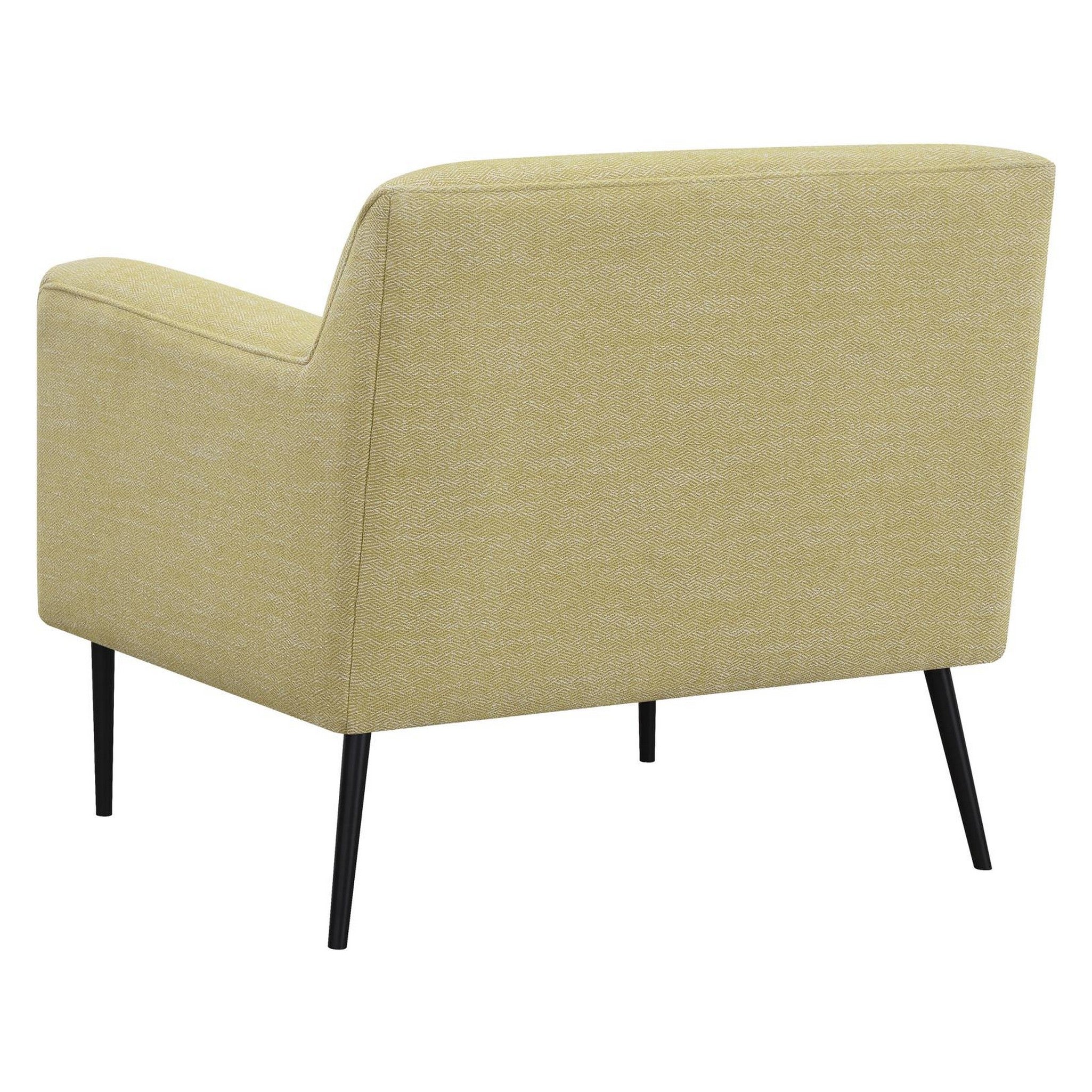 Sally Upholstered Track Arms Accent Chair Lemon 905639
