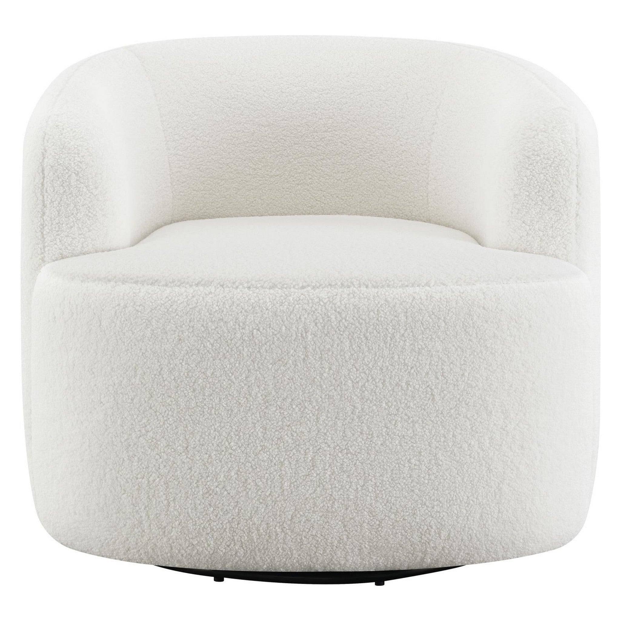 Hudson Upholstered Swivel Chair Natural 905726