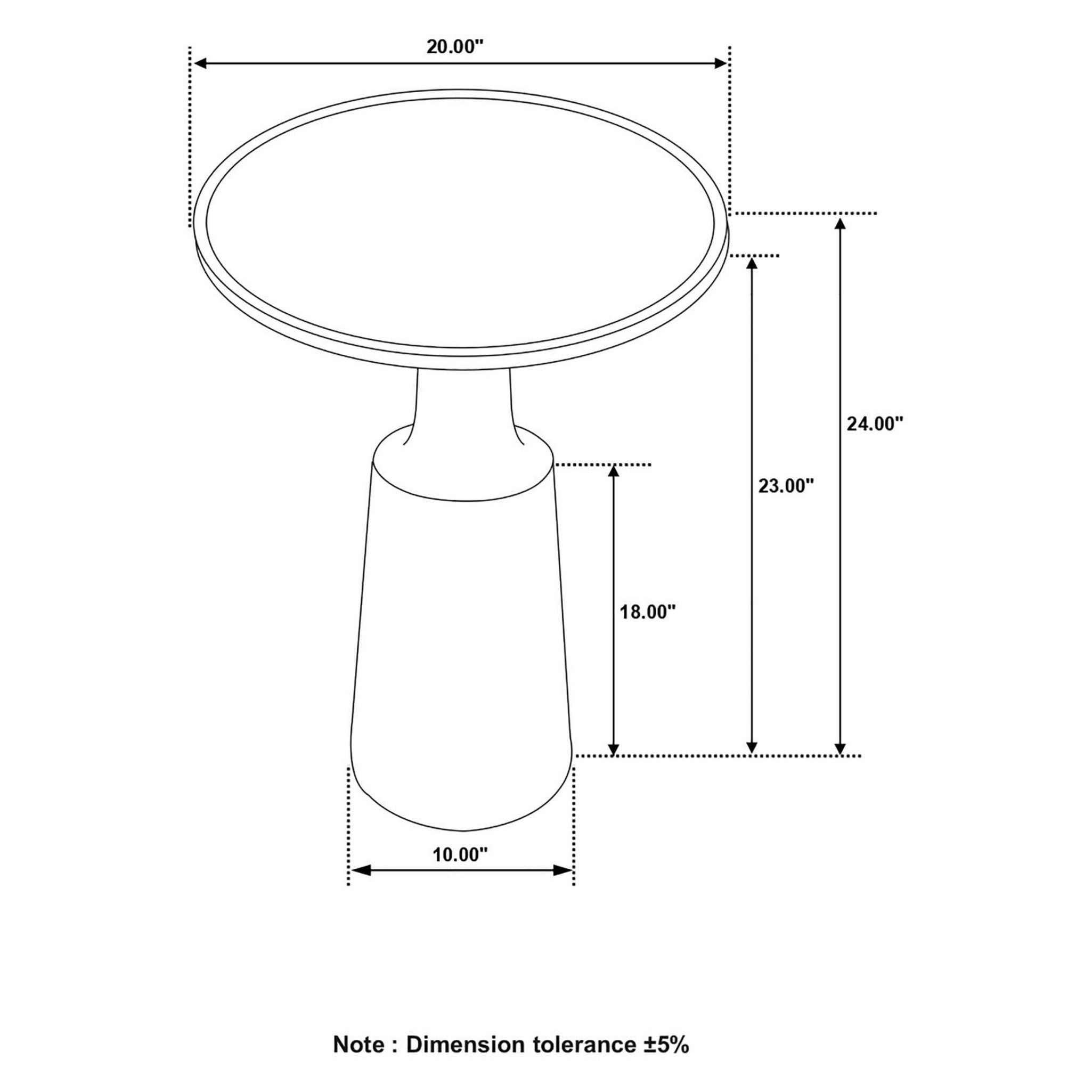 Ixia Round Accent Table 915105