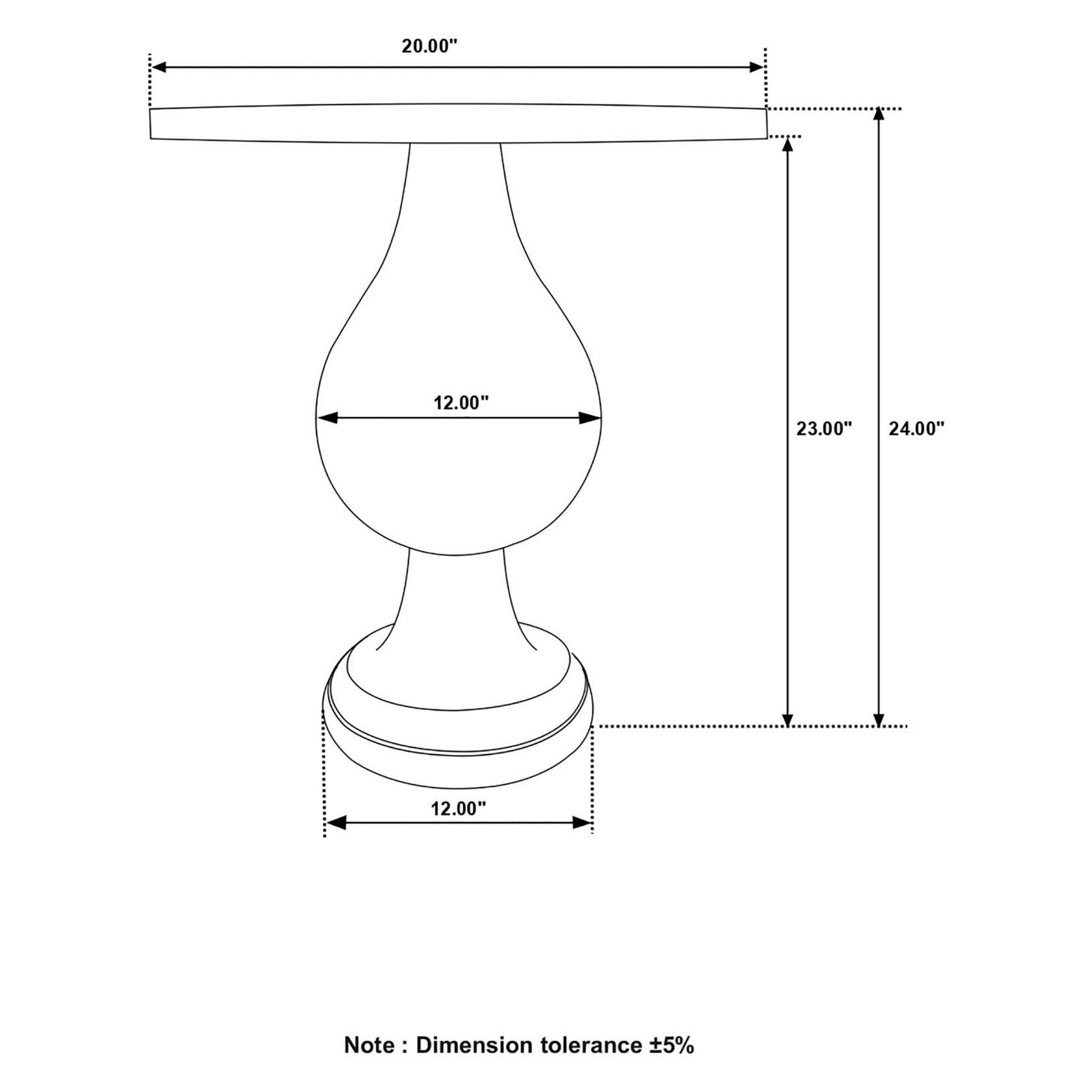 Dianella Round Pedestal Accent Table 915107