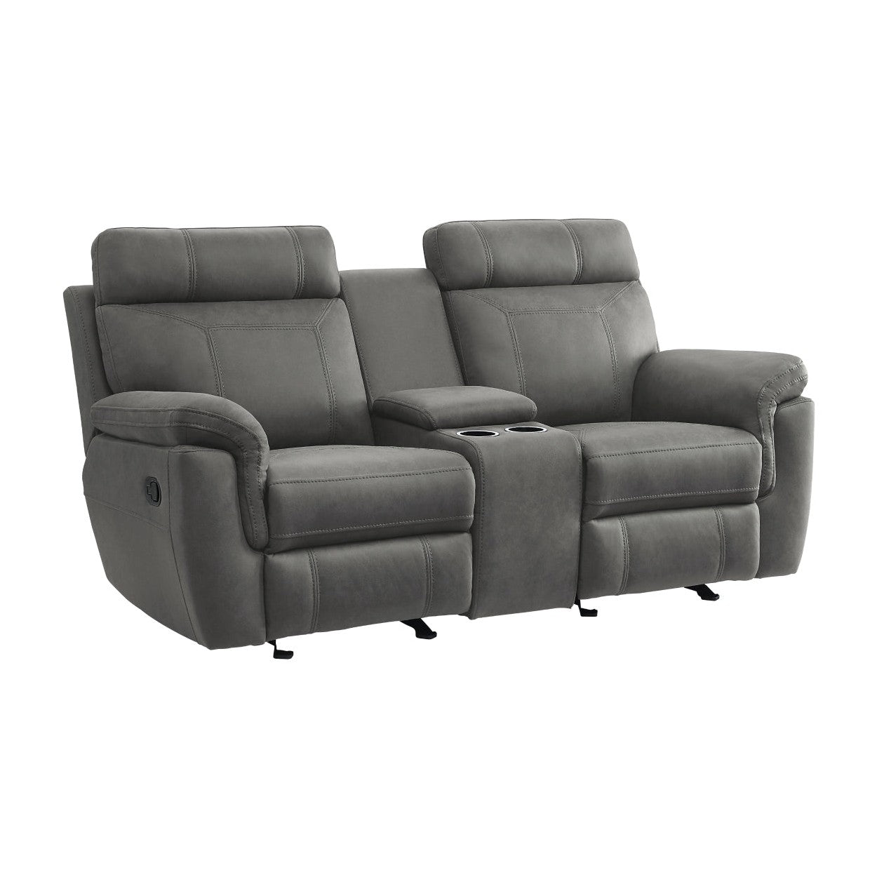 2pc Set: Love, Chair 9301GRY*2