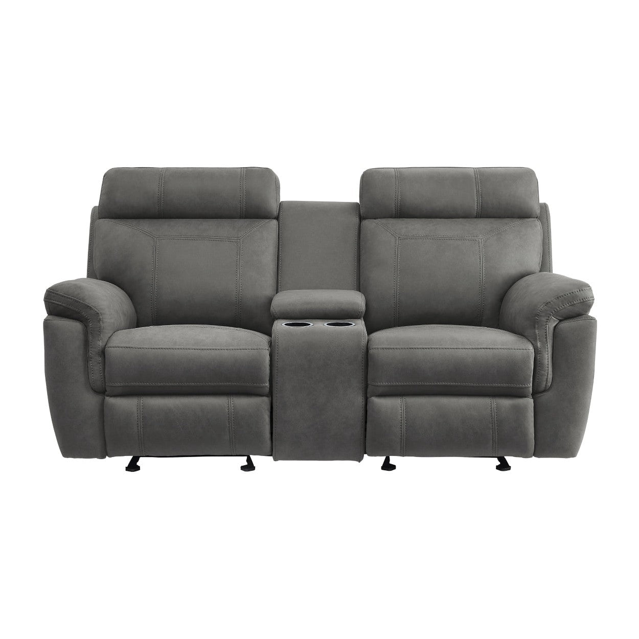 2pc Set: Love, Chair 9301GRY*2