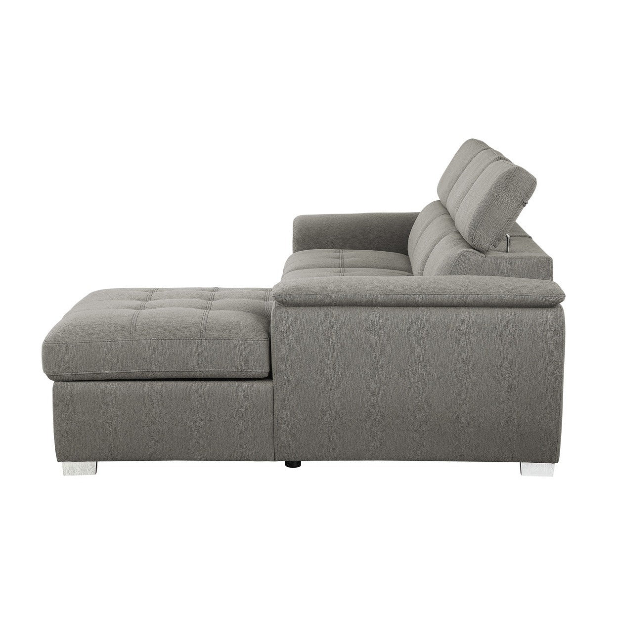 (2)2-Piece Sectional with Pull-out Bed and Adjustable Headrests 9355BR*22LRC