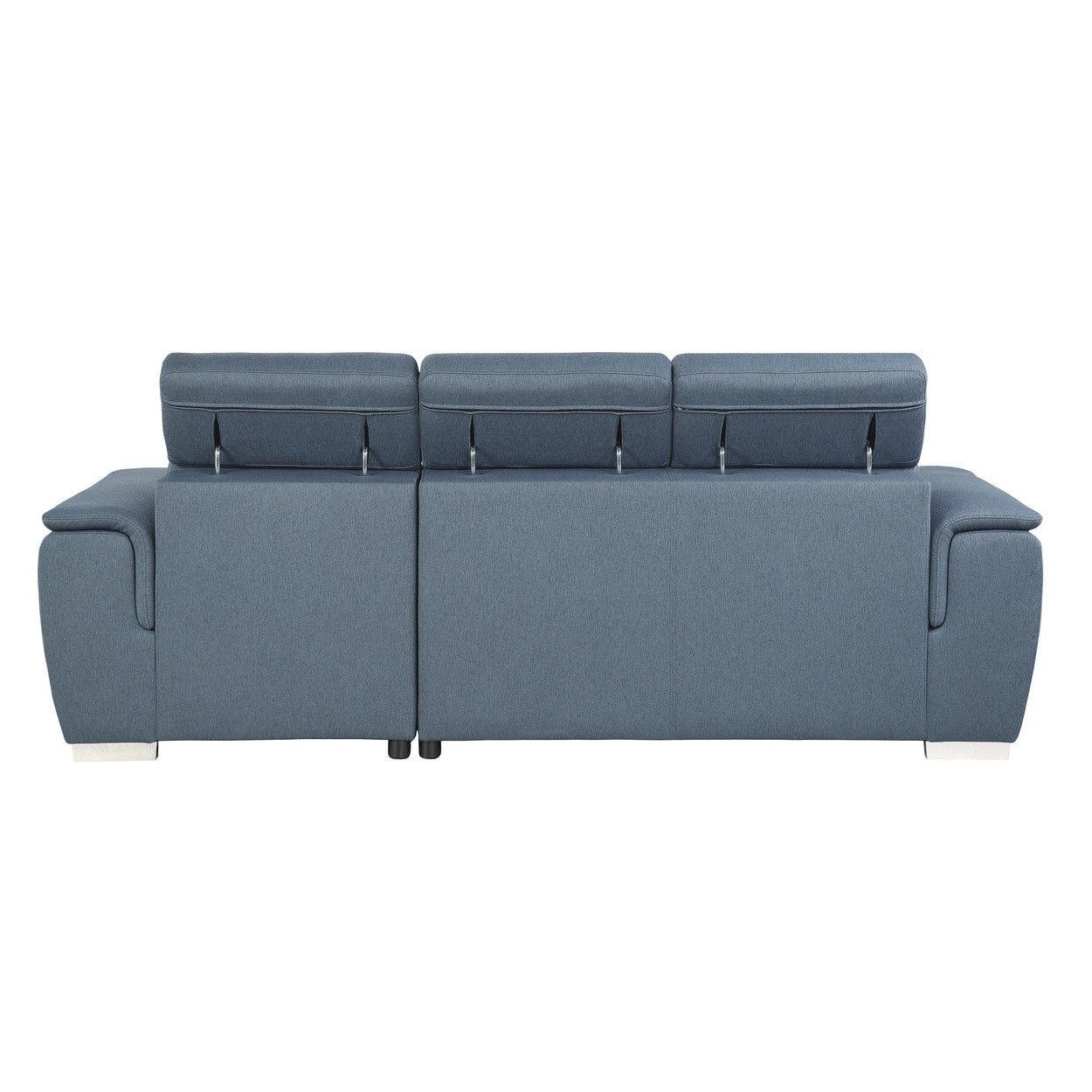(2)2-Piece Sectional with Pull-out Bed and Adjustable Headrests 9355BU*22LRC