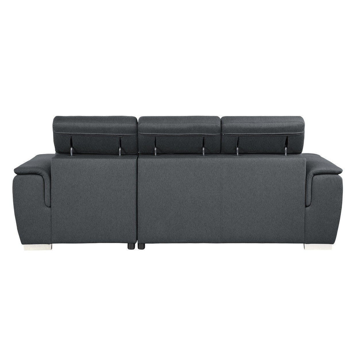(2)2-Piece Sectional with Pull-out Bed and Adjustable Headrests 9355CC*22LRC