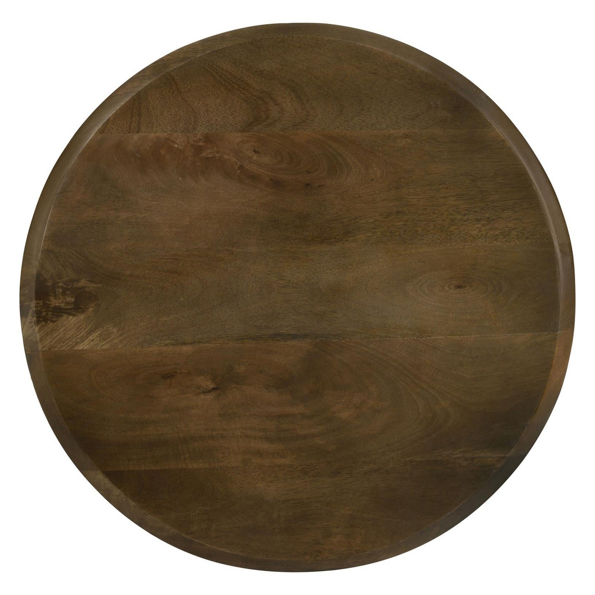 Deja 3-piece Round Nesting Table Natural and Gunmetal 935971