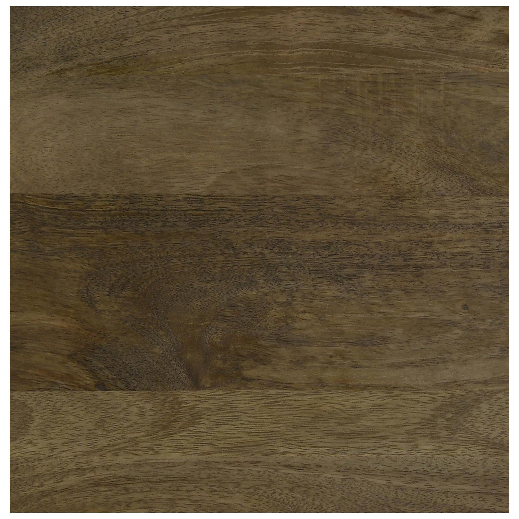 Axel Round Accent Table with Open Shelf Natural and Gunmetal 935993