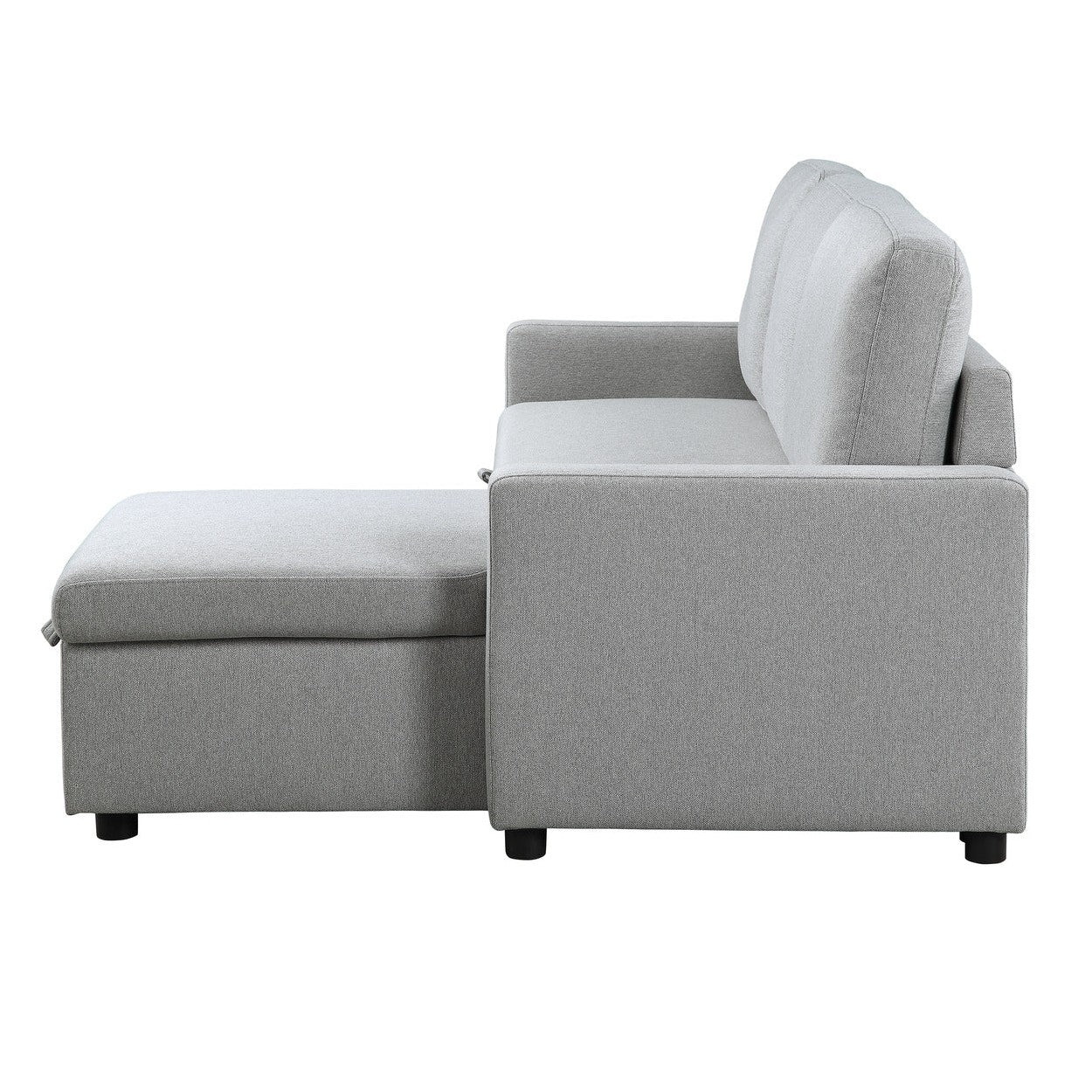 (2)2-Piece Reversible Sectional with Pull-out Bed and Hidden Storage 9359GRY*SC