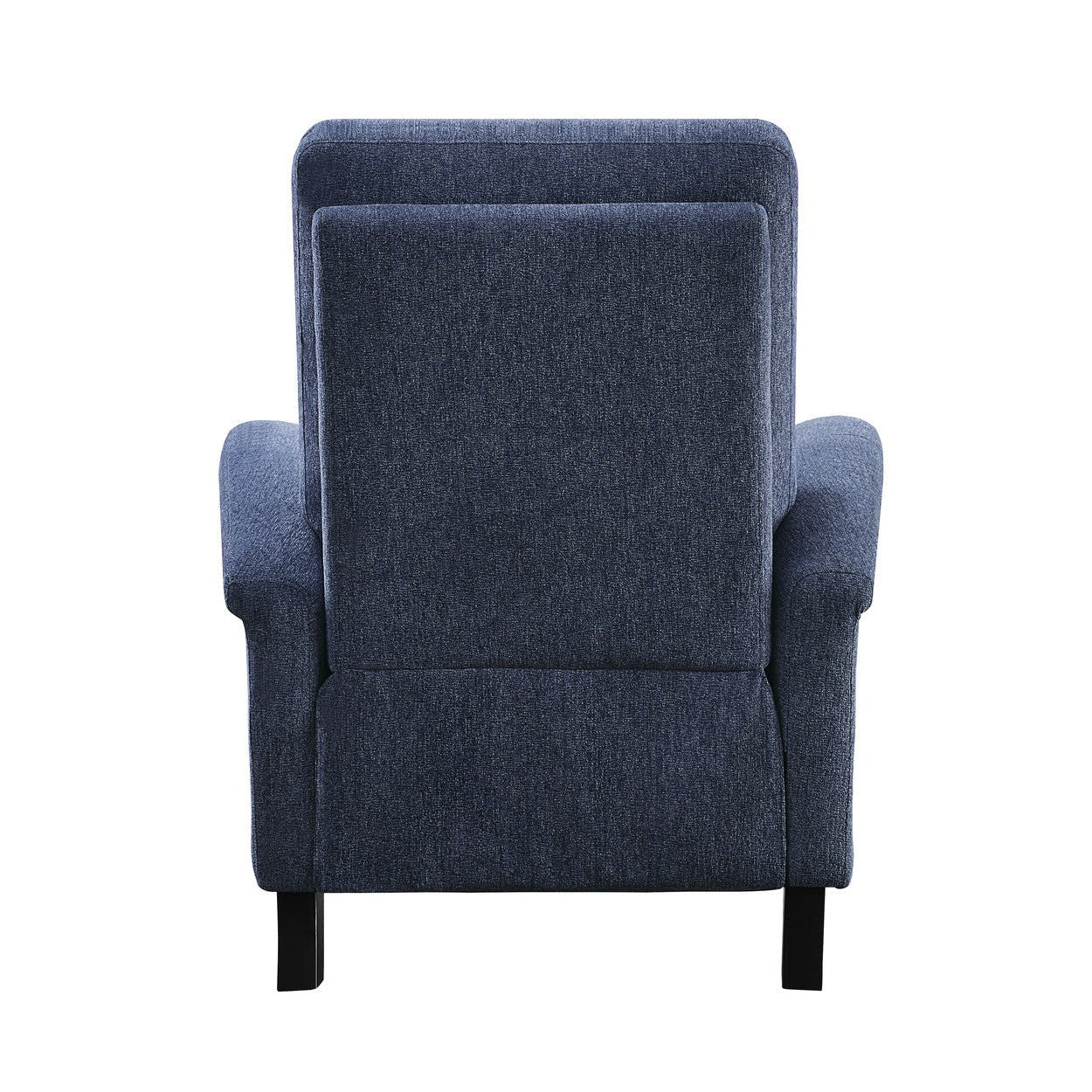 PUSH BACK RECL. CHR, BLUE CHENILLE 9400CNBU-1