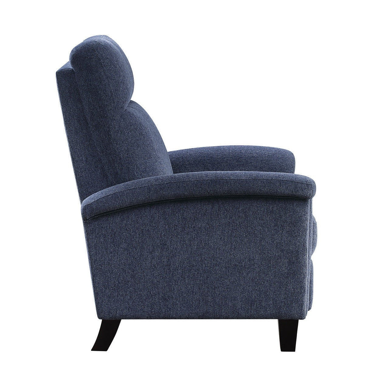 PUSH BACK RECL. CHR, BLUE CHENILLE 9400CNBU-1