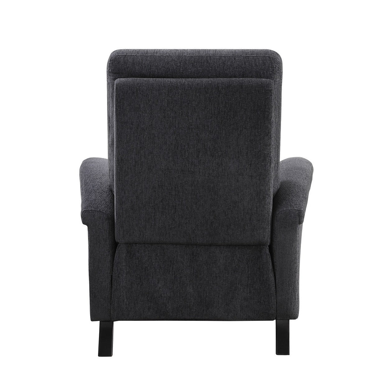 PUSH BACK RECL. CHR, DARK GRAY CHENILLE 9400CNDG-1