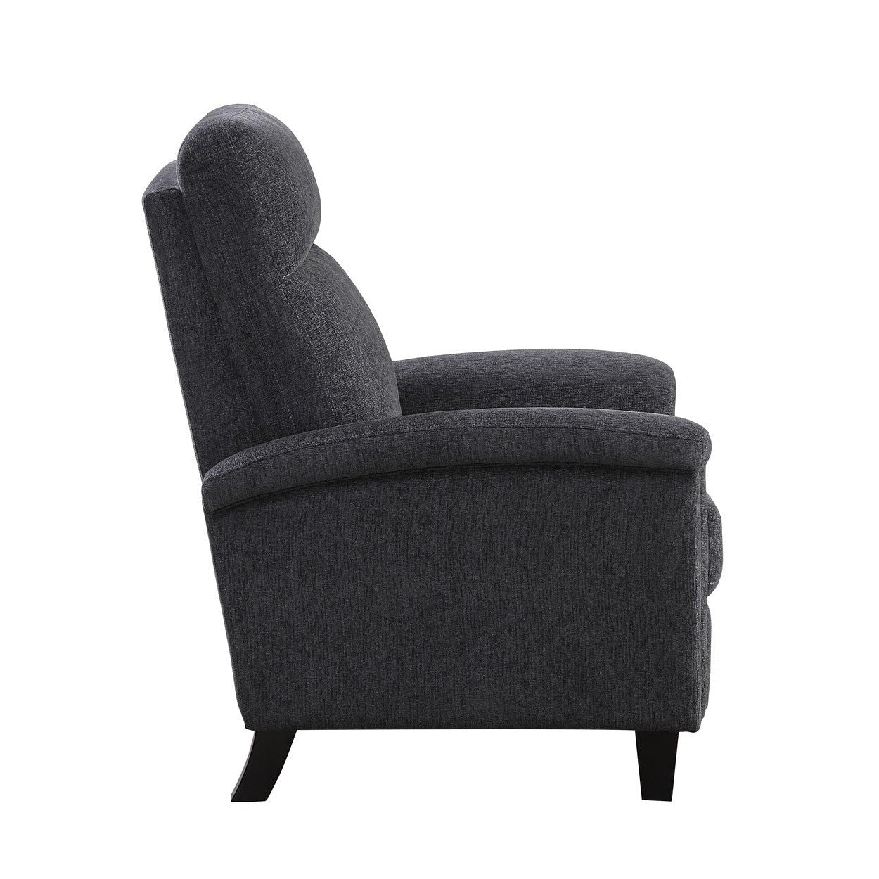 PUSH BACK RECL. CHR, DARK GRAY CHENILLE 9400CNDG-1