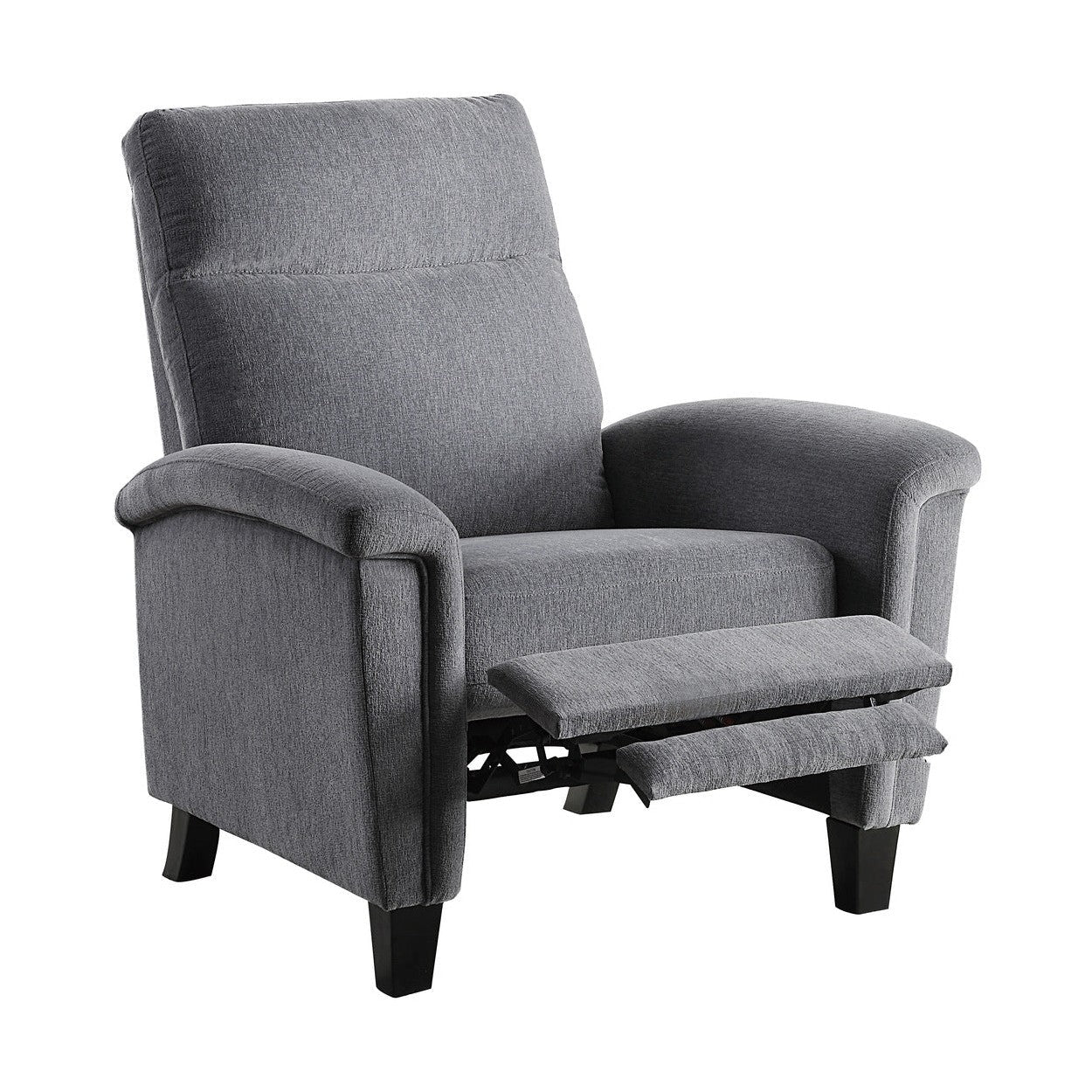 PUSH BACK RECL. CHR, GRAY CHENILLE 9400CNGY-1