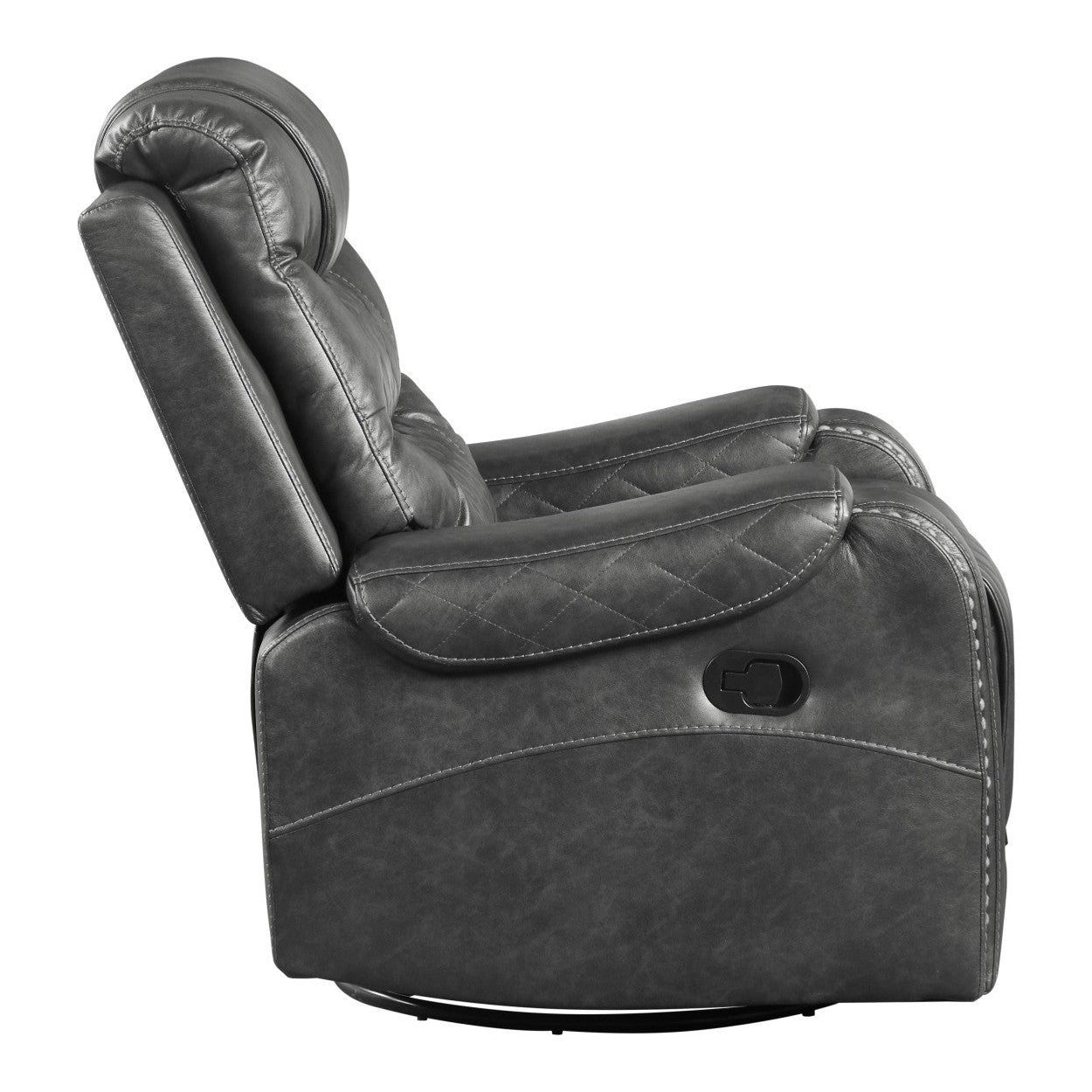 Swivel Glider Reclining Chair 9405GY-1