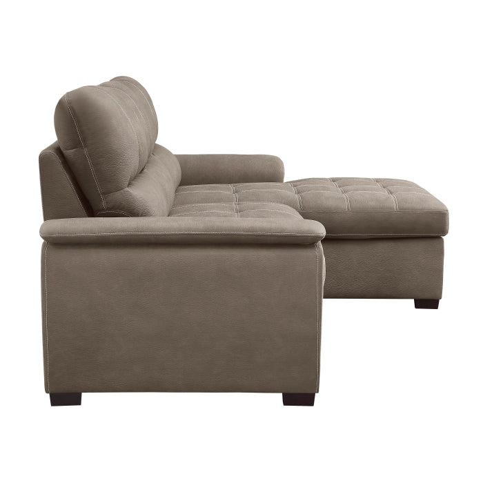 Homelegance (2/2)Right Side Chaise with Hidden Storage