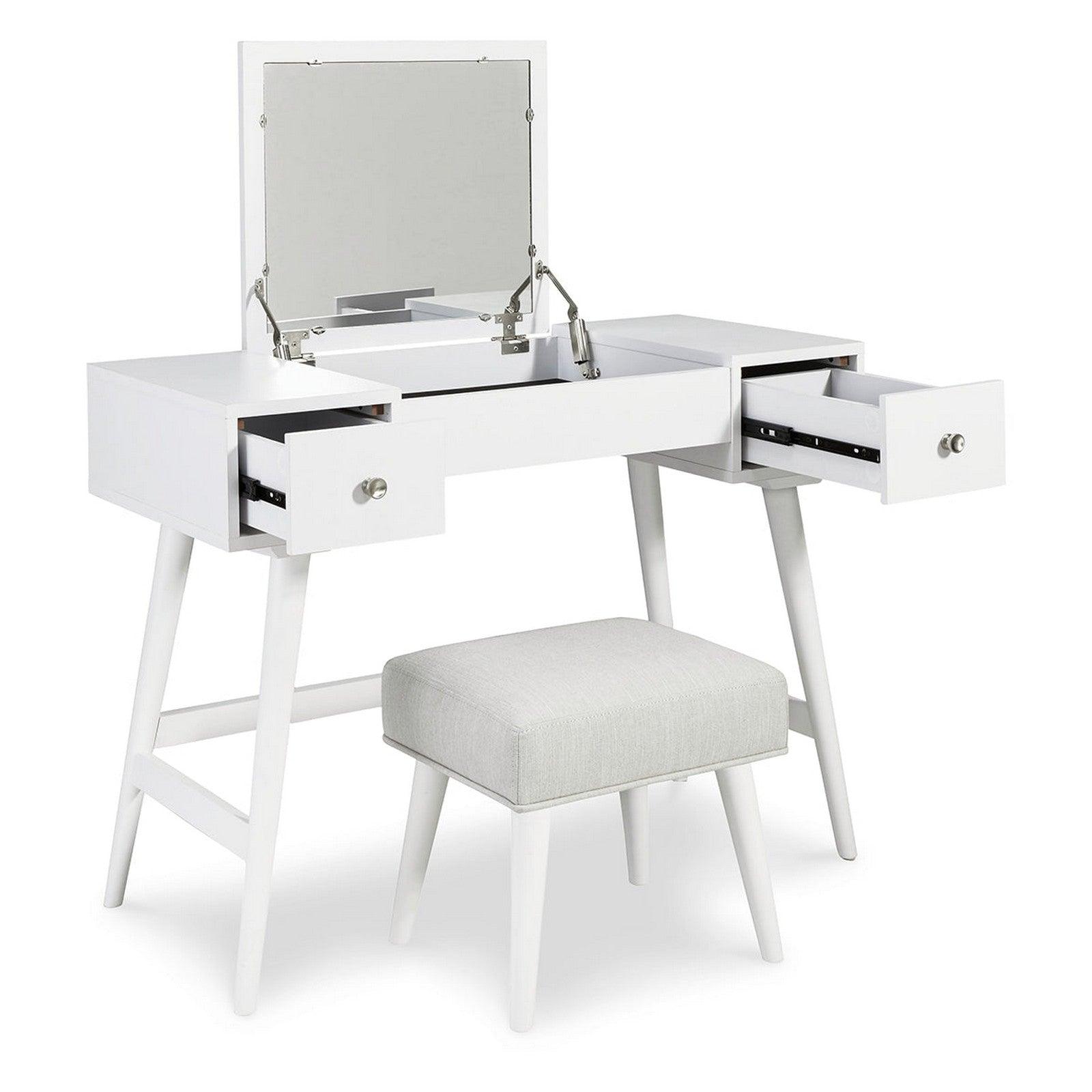 Thadamere Vanity with Stool