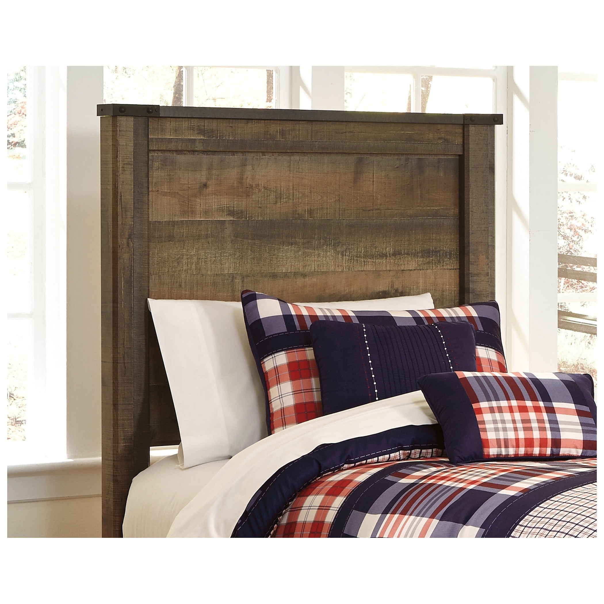 Trinell Panel Bed with 1 Large Storage Drawer