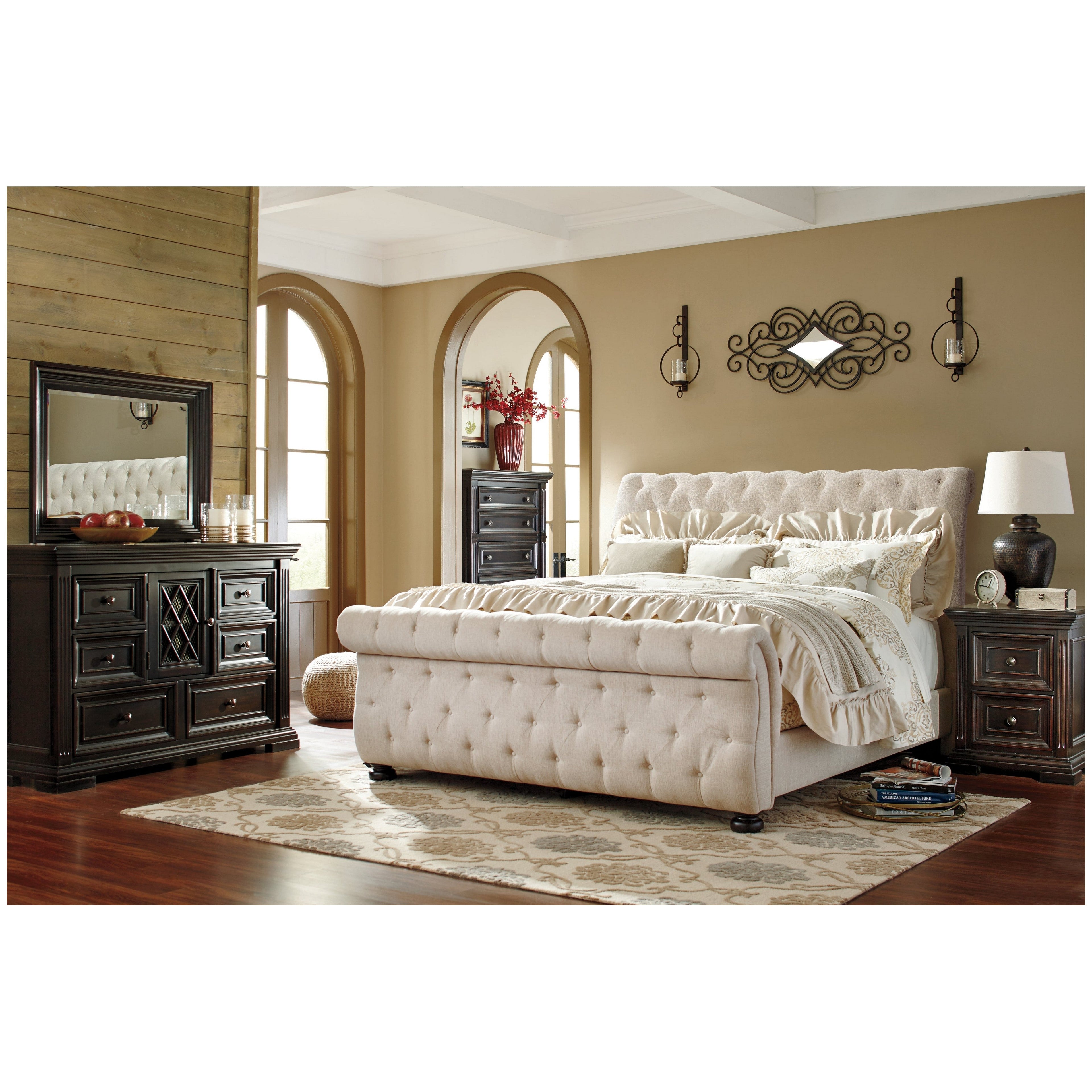 Willenburg Upholstered Sleigh Bed