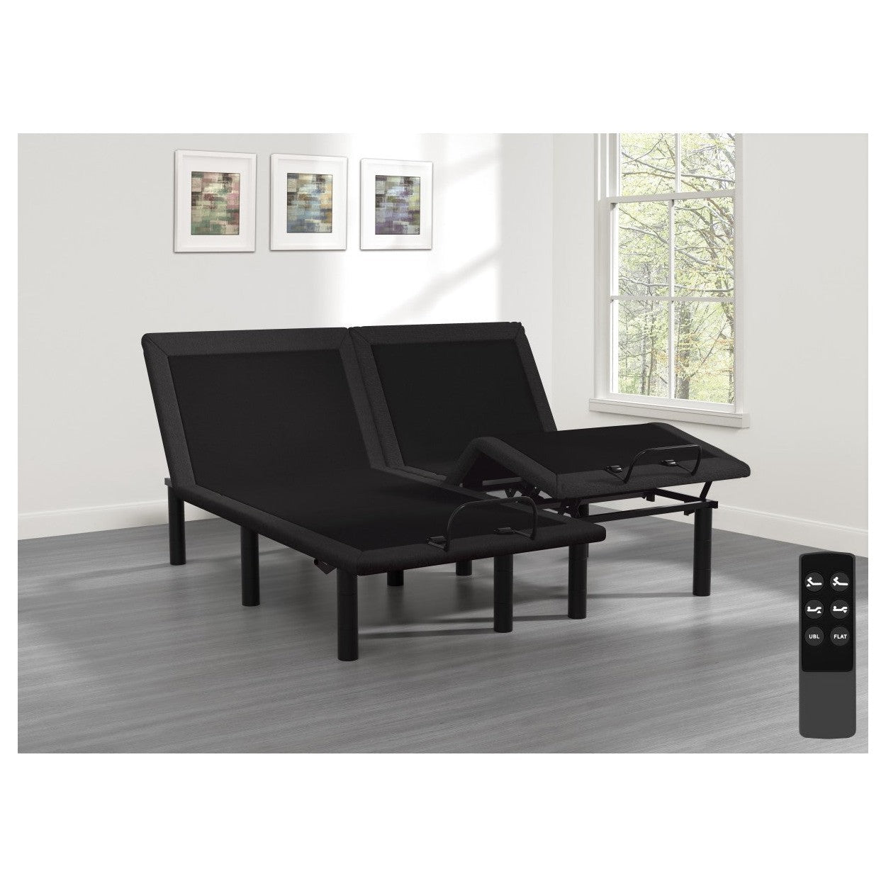 (2) SPLIT EK WIRELESS UPH. ADJ BED (2-PIECE) BF-1UP-ET*2