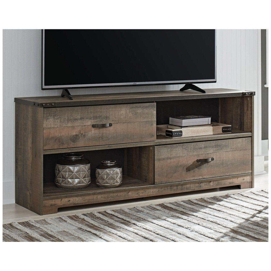 Trinell 59&quot; TV Stand Ash-EW0446-468