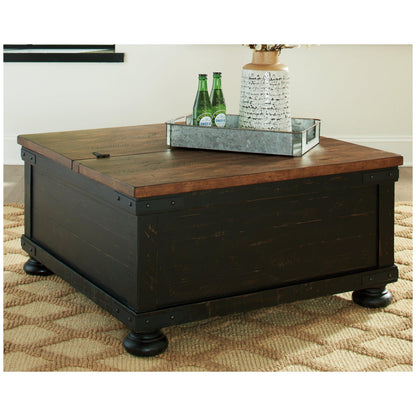 Valebeck Coffee Table with Lift Top Ash-T468-00