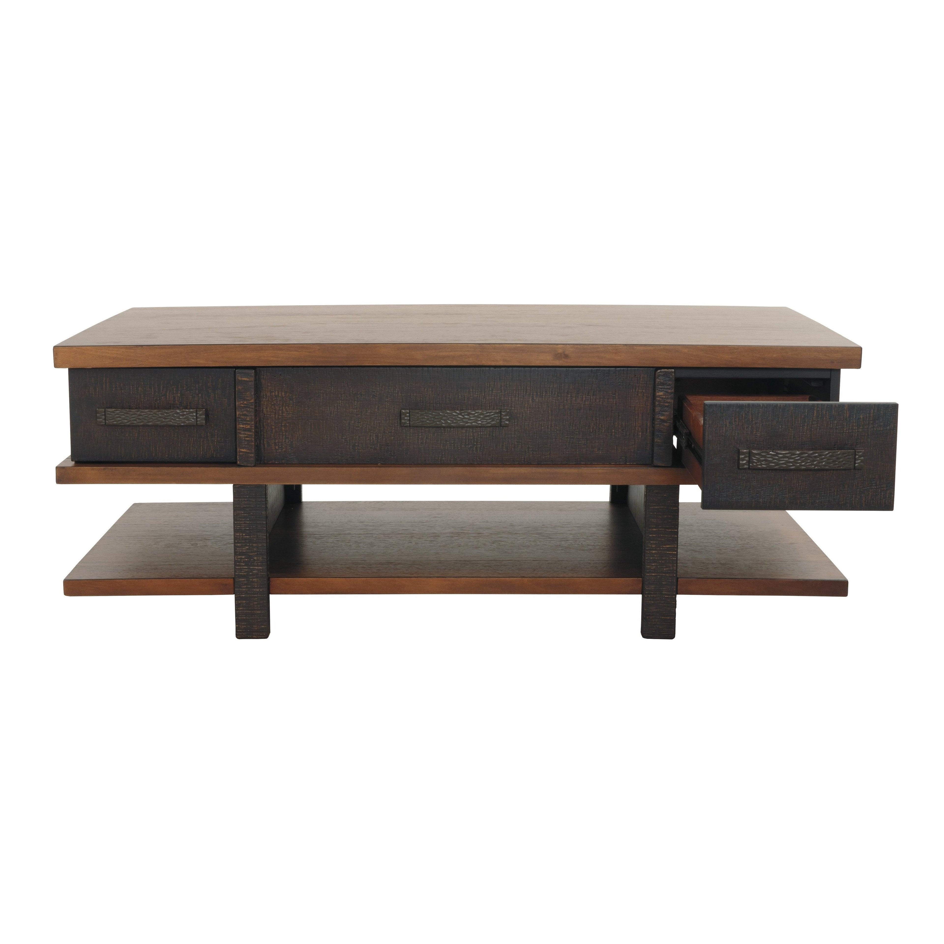 Stanah Coffee Table with Lift Top Ash-T892-9