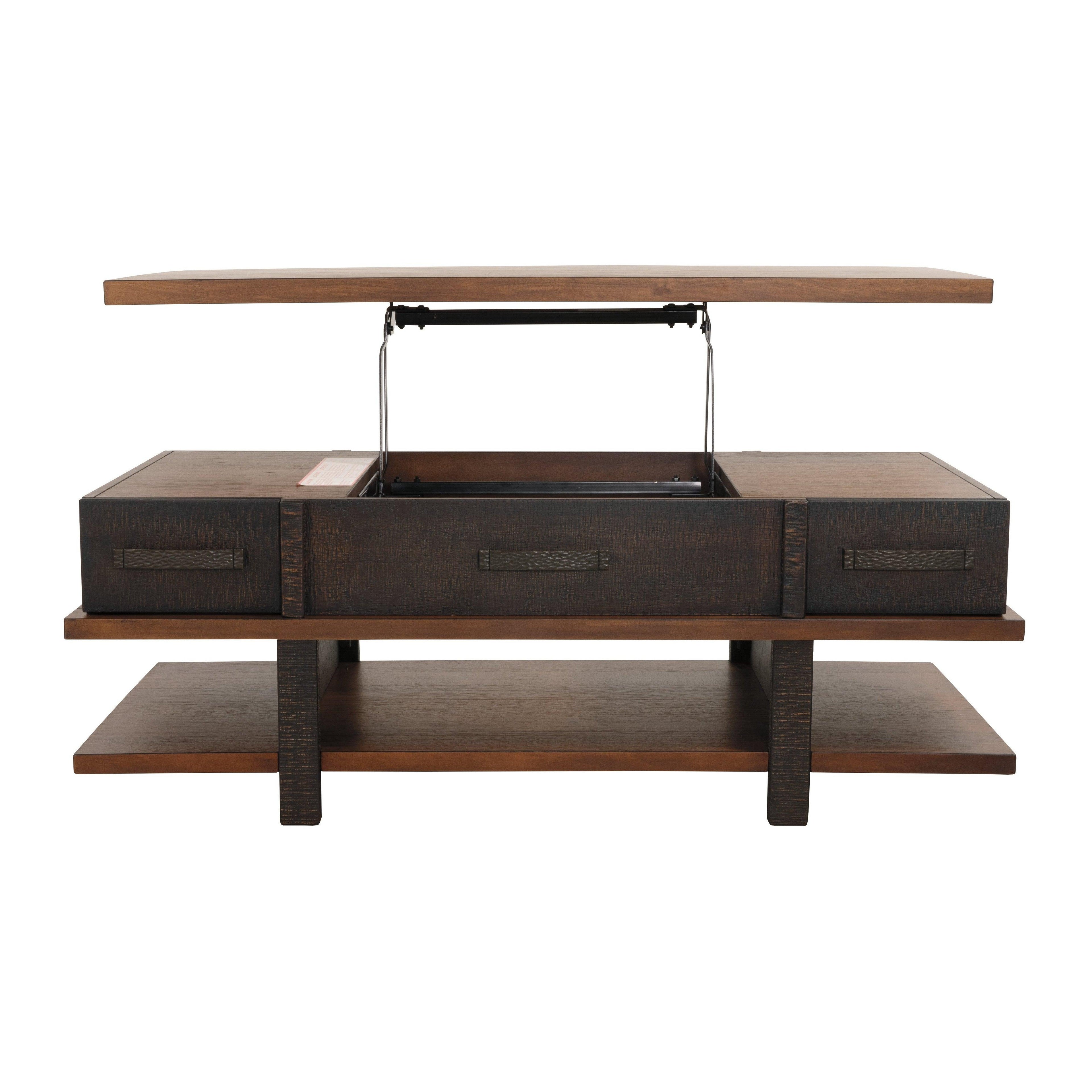 Stanah Coffee Table with Lift Top Ash-T892-9