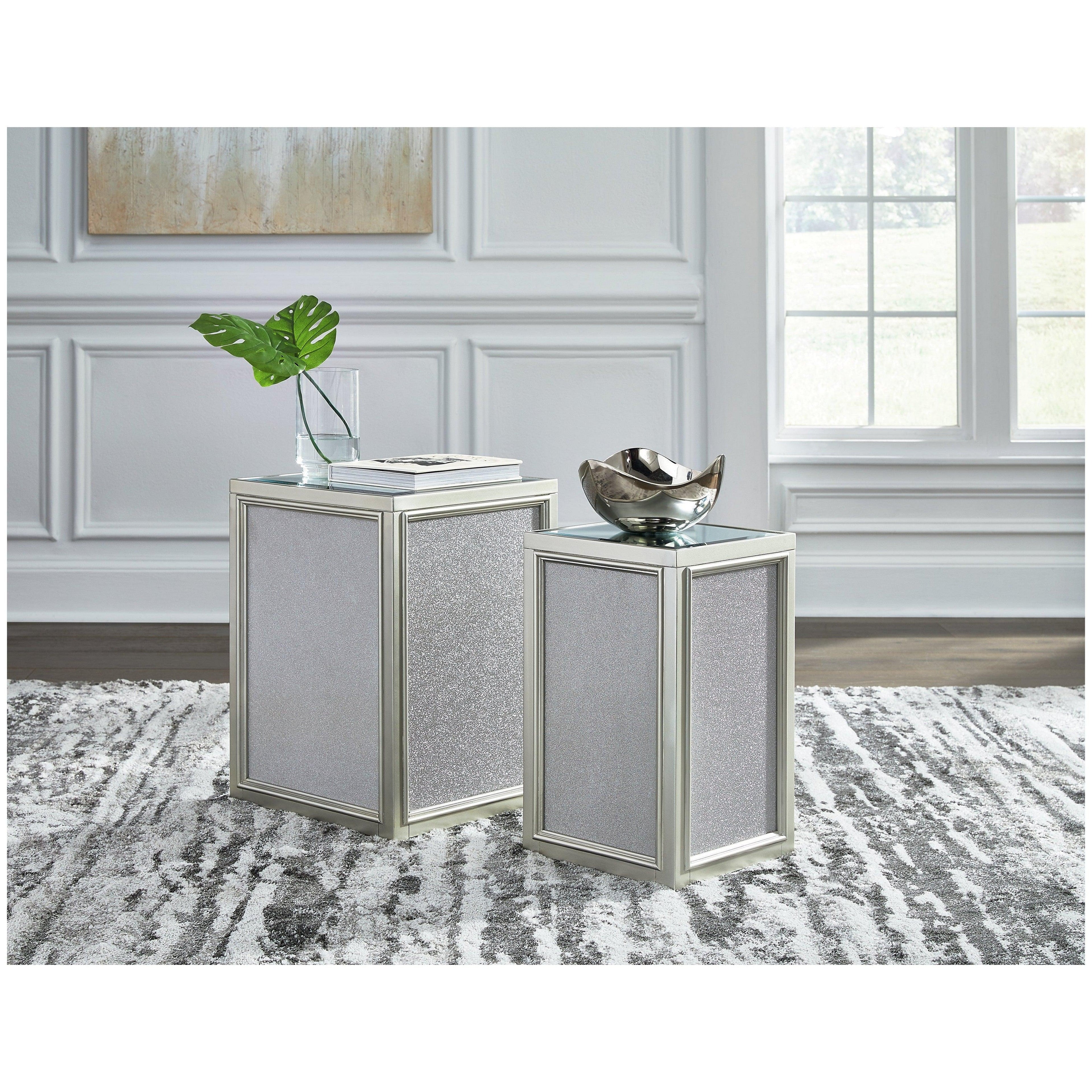 Traleena Nesting End Table (Set of 2) Ash-T957-16