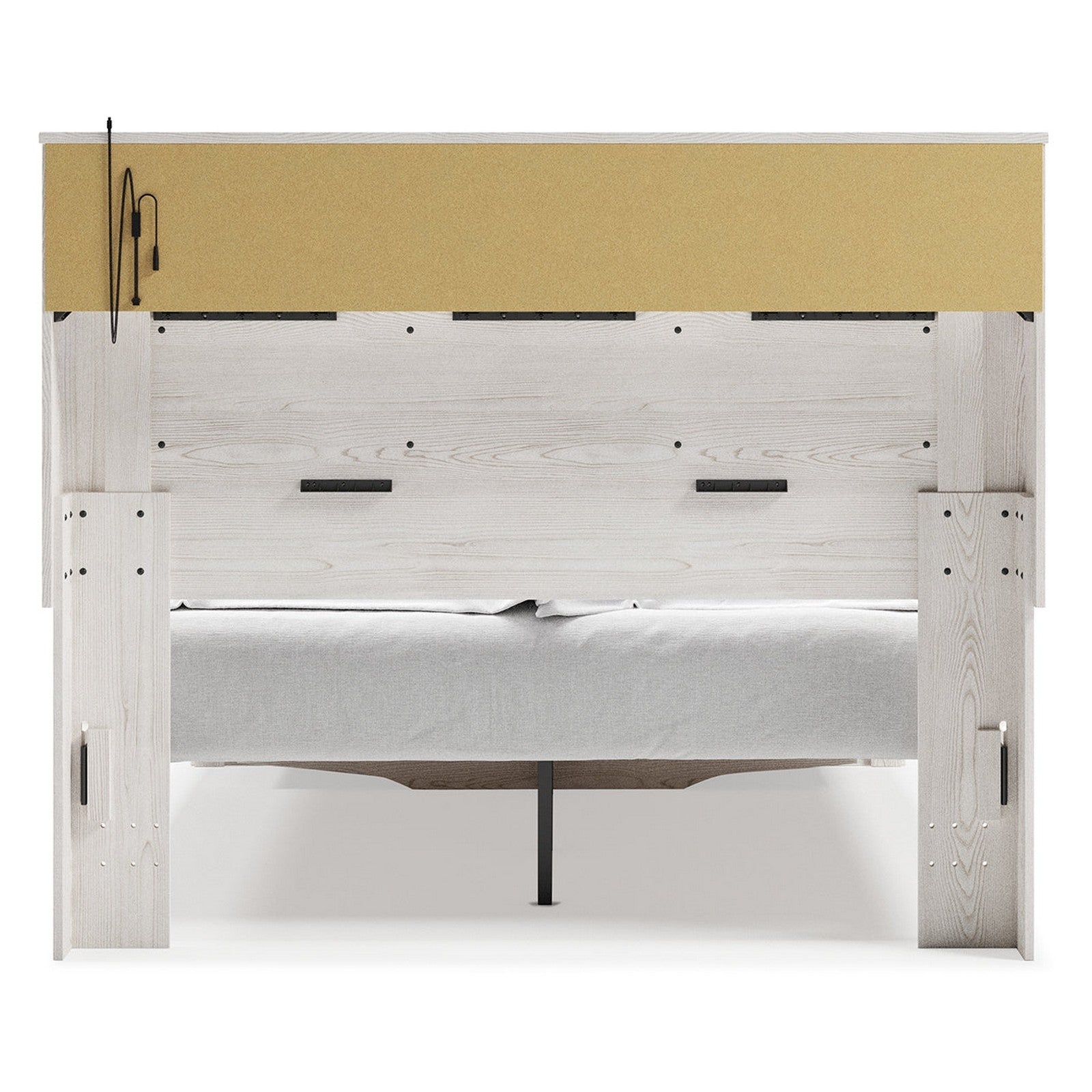 Altyra Upholstered Bookcase Bed with Storage - Ash-B2640B19 - Underkut