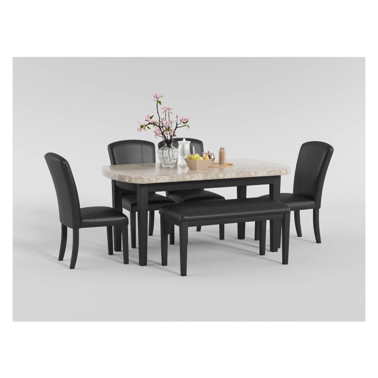 DINING TABLE, MARBLE TOP 5070-64
