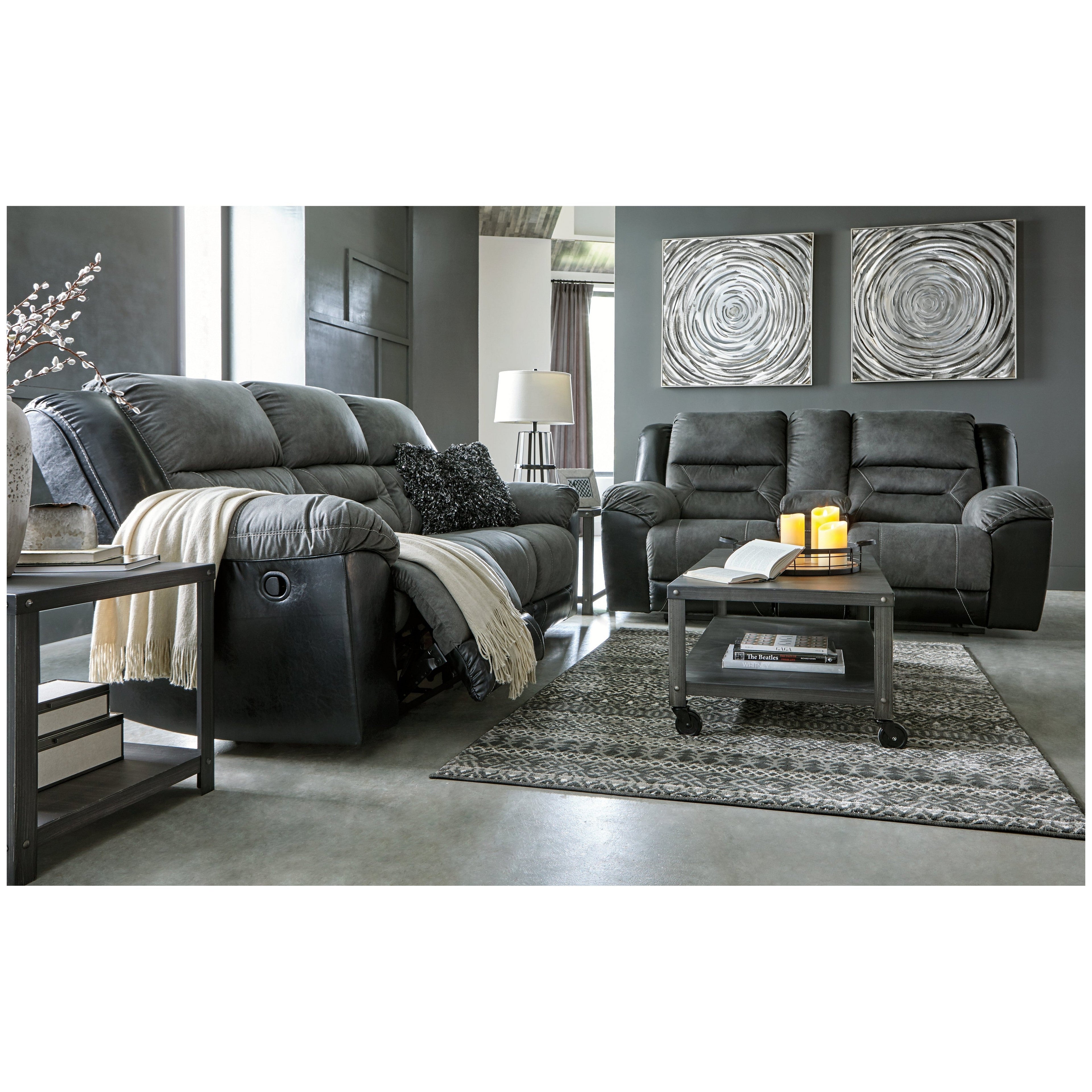 Earhart Reclining Loveseat with Console
