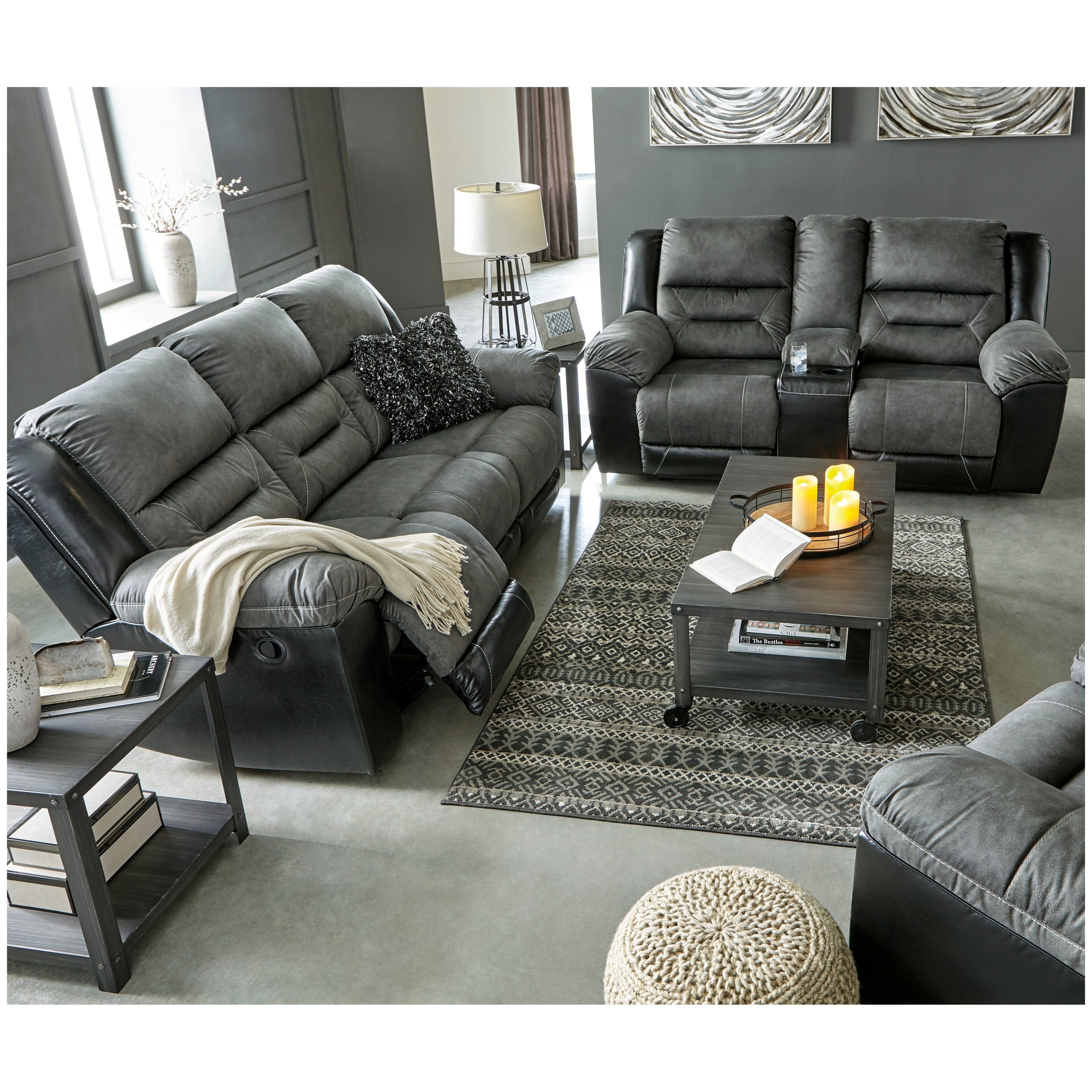 Earhart Reclining Loveseat with Console