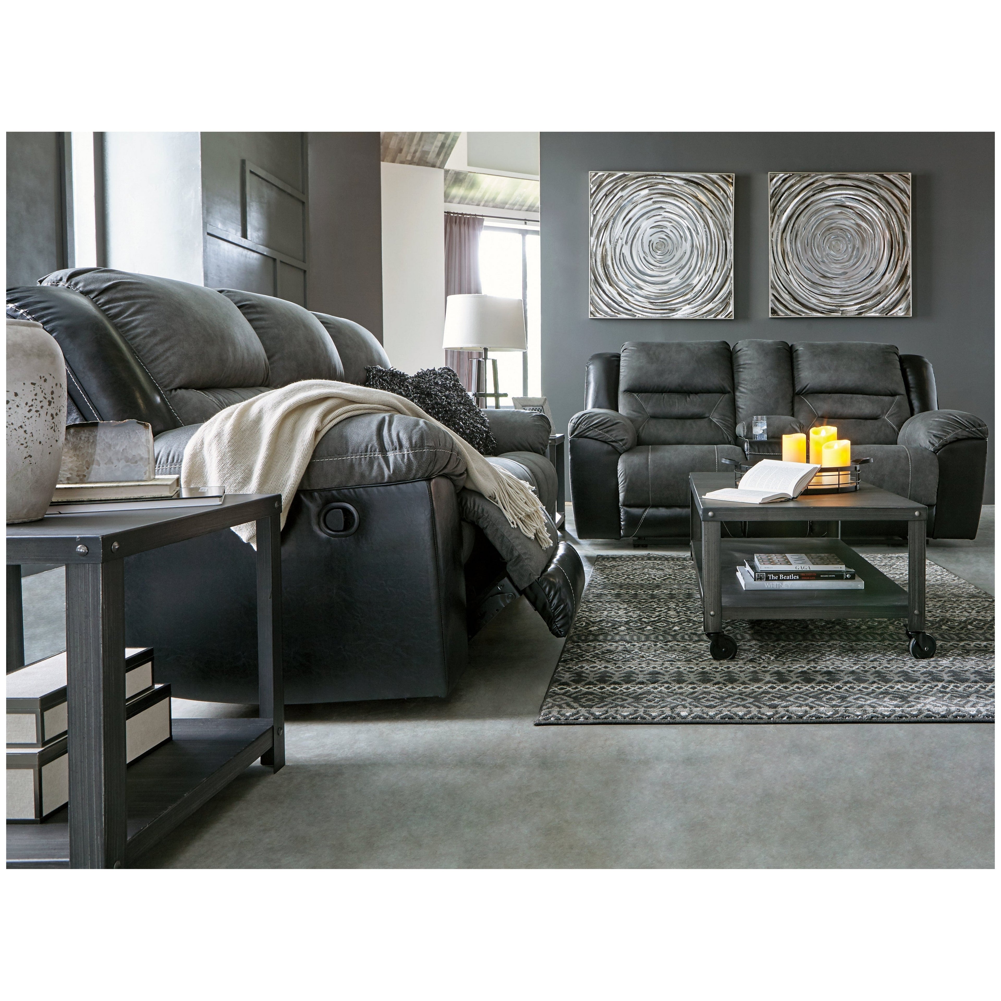 Earhart Reclining Loveseat with Console
