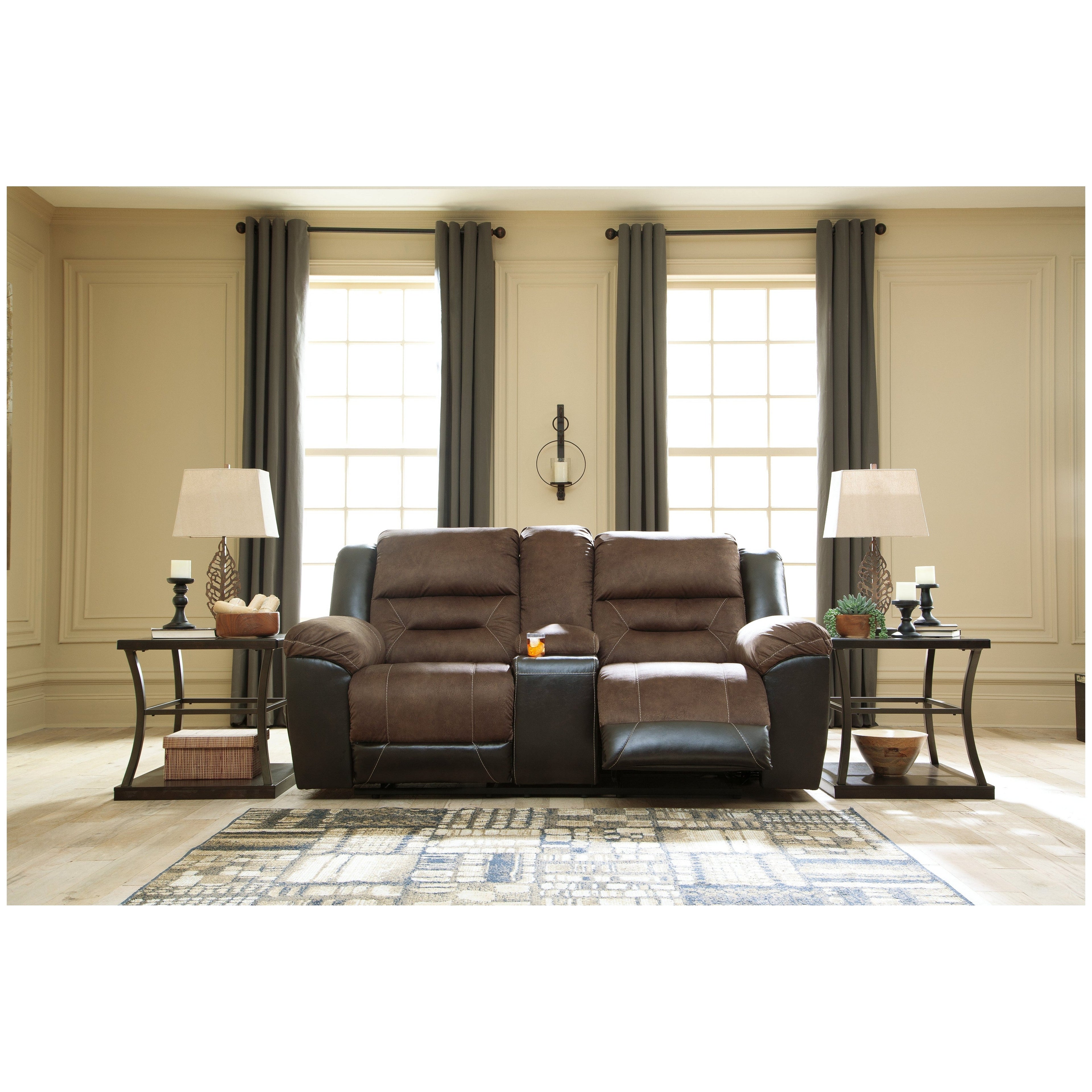 Earhart Reclining Loveseat with Console