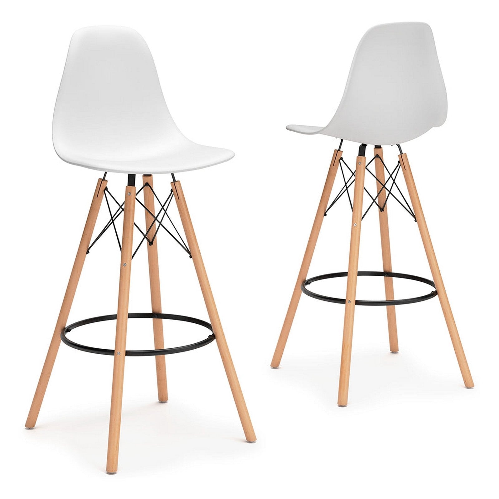 Jaspeni Bar Height Bar Stool Ash-D200-230