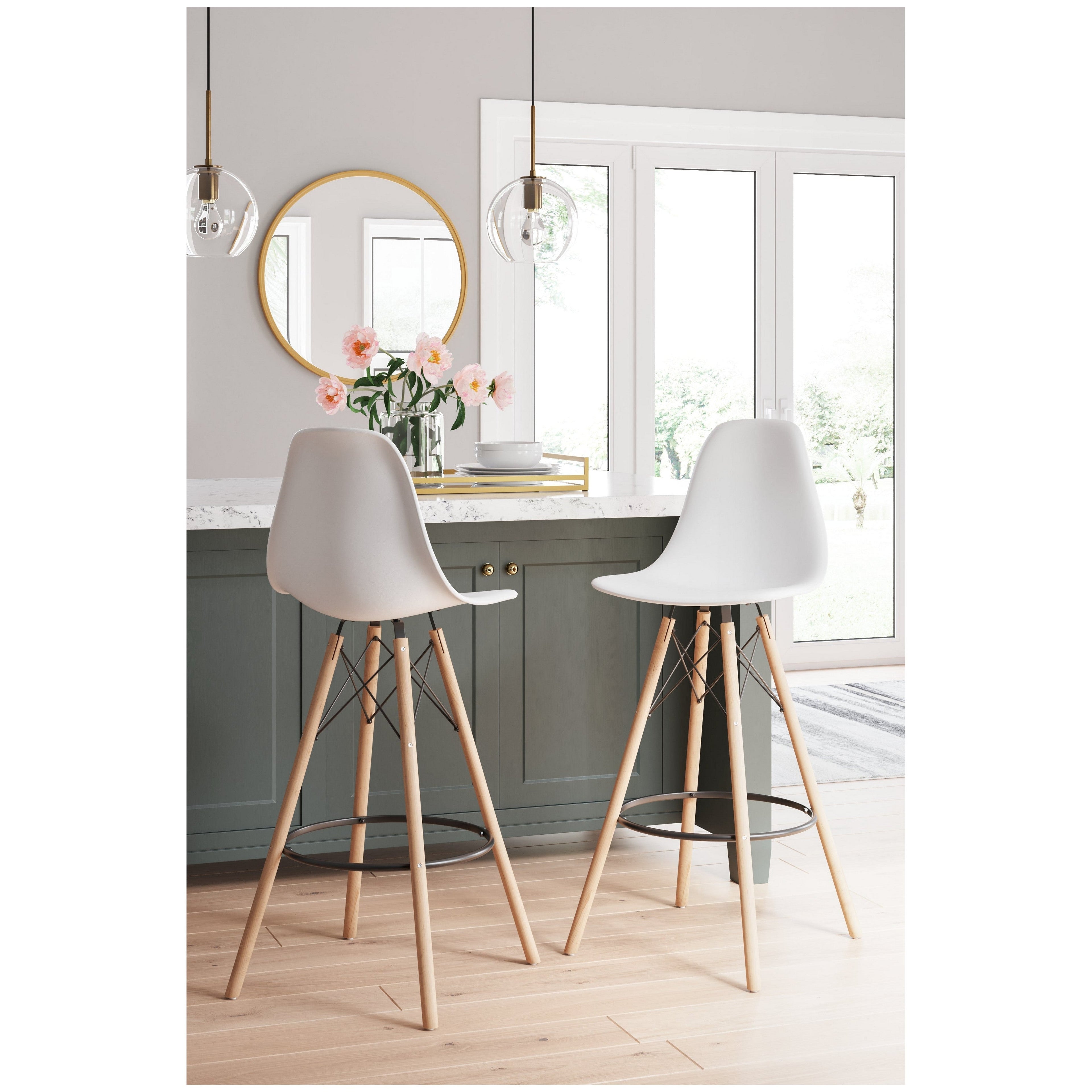Jaspeni Bar Height Bar Stool