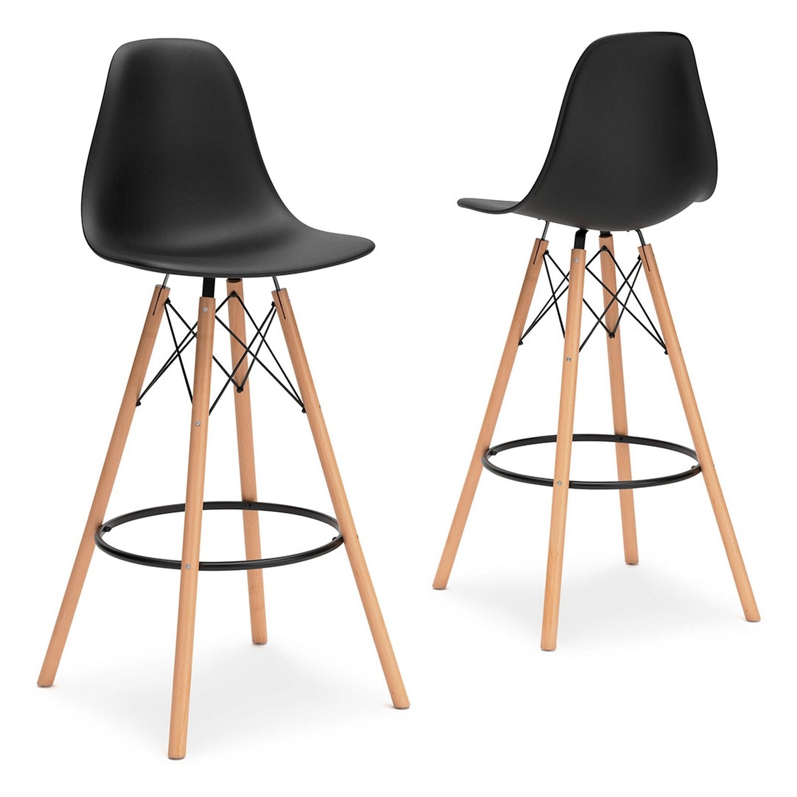 Jaspeni Bar Height Bar Stool Ash-D200-130