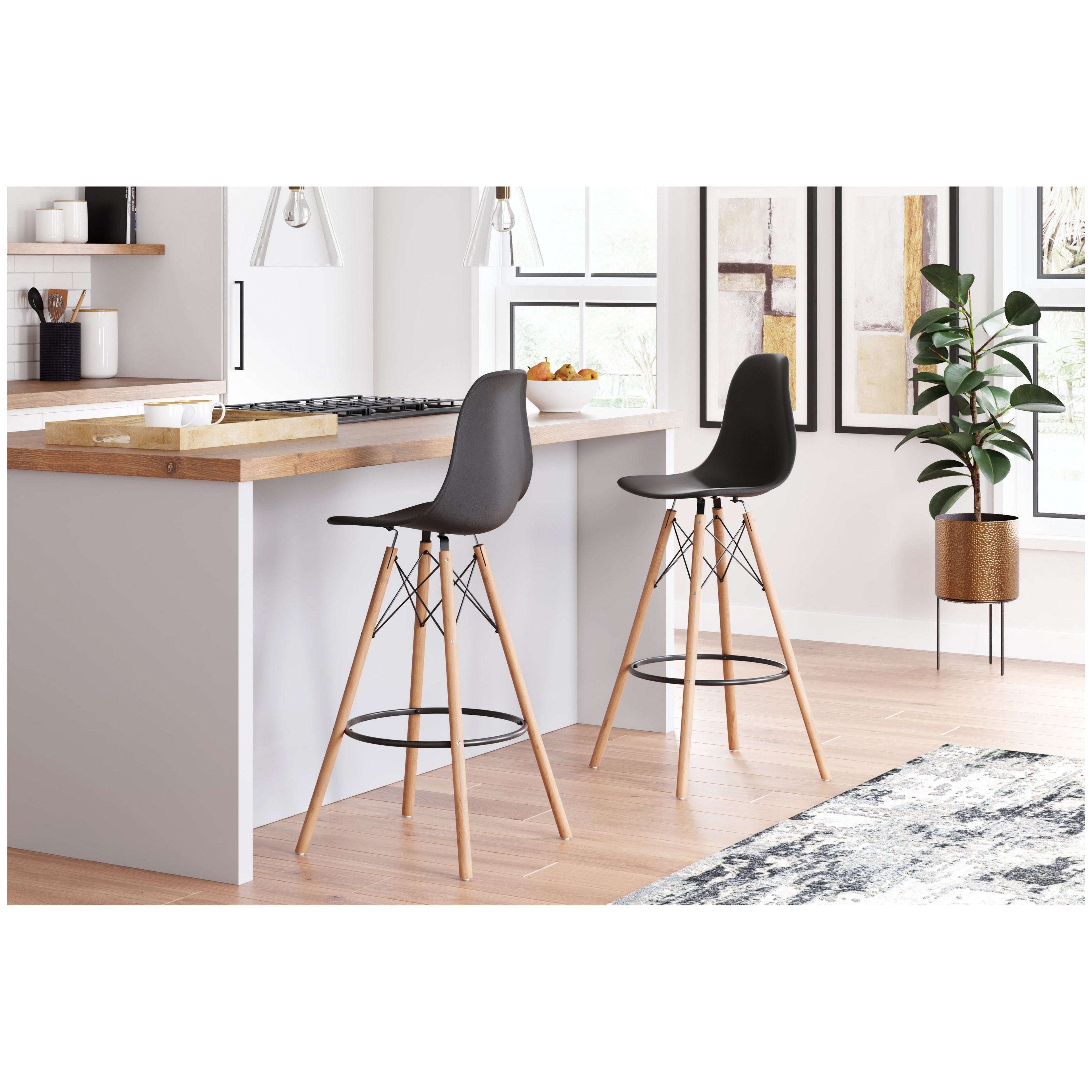 Jaspeni Bar Height Bar Stool